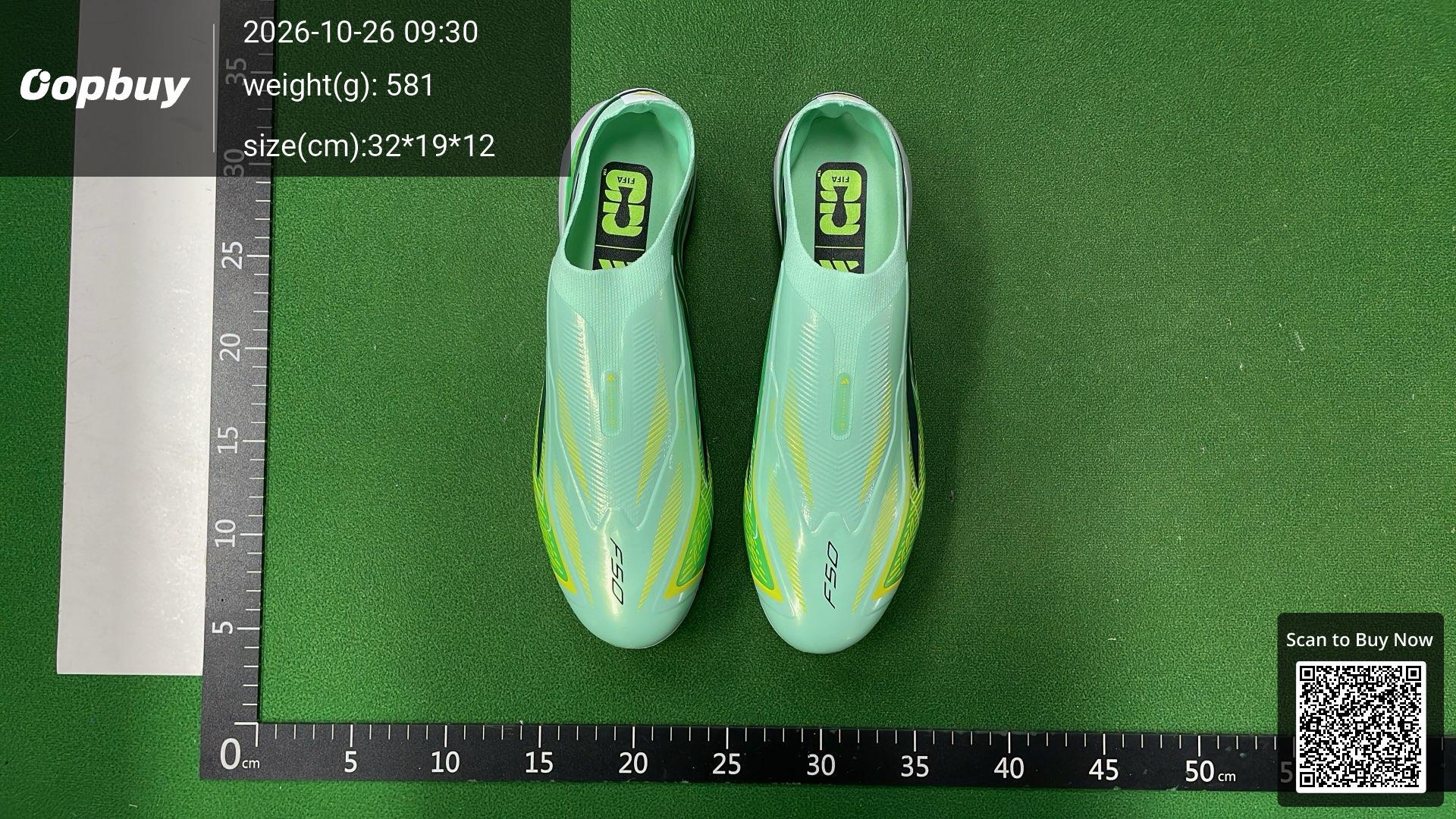 Foto QC 5 de adidas F50 Elite Laceless FG Hyperfast Cloud White Solar Purple Solar Turbo KJ6080