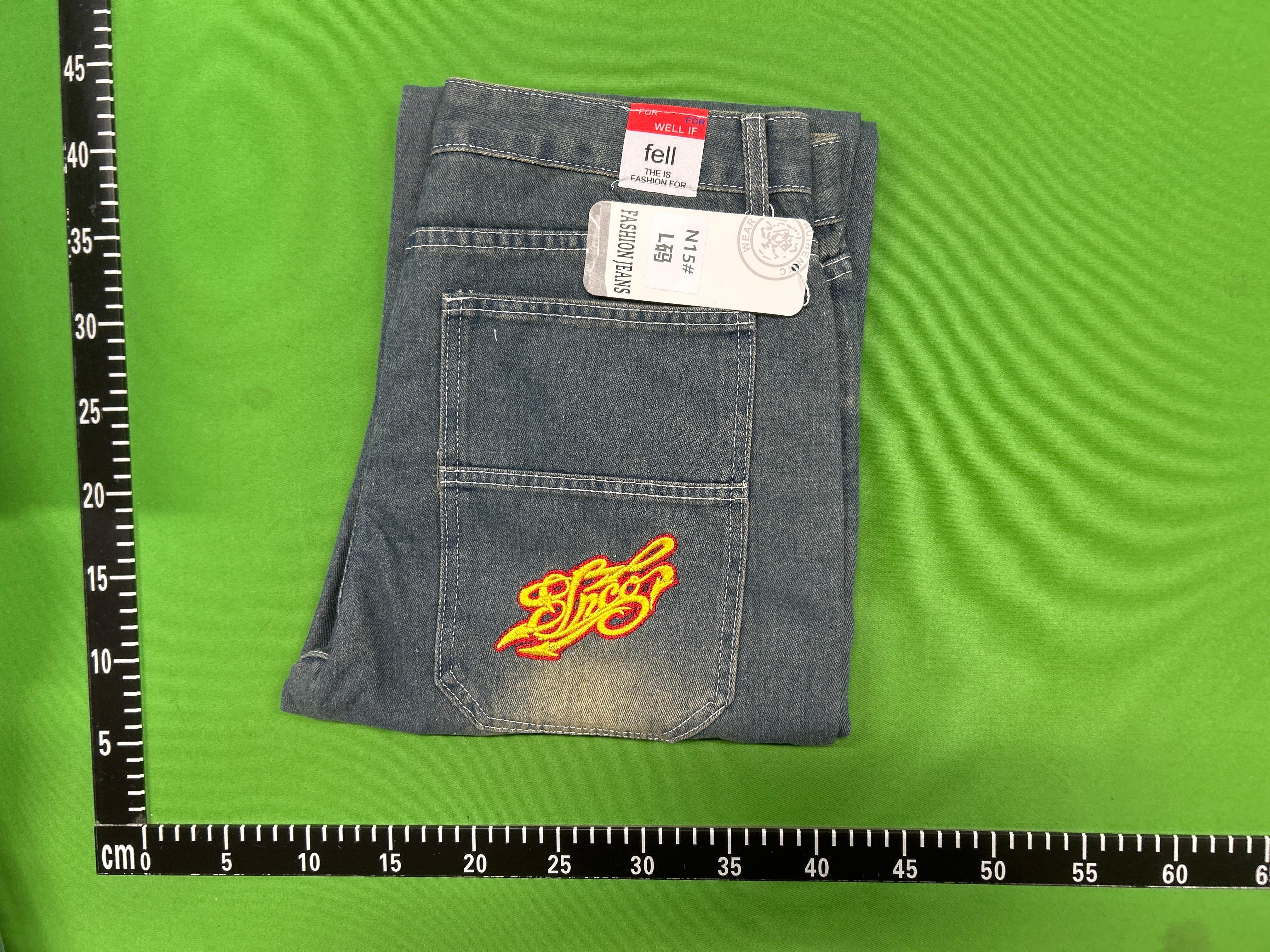 Foto QC 1 de Revenge Jeans JNC0 Y2K Baggy Black