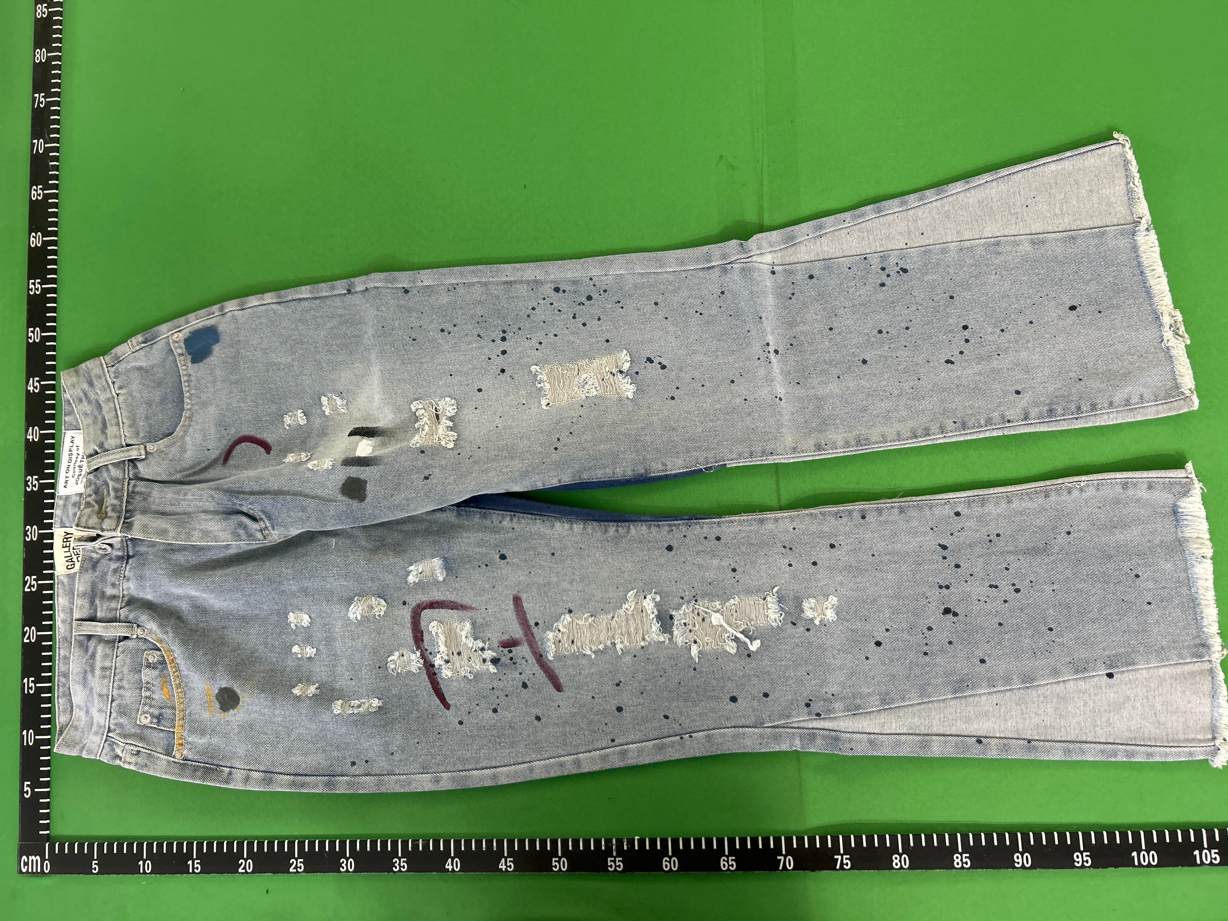 Foto QC 3 de Gallery Dept. Jeans Flare Distressed Blue