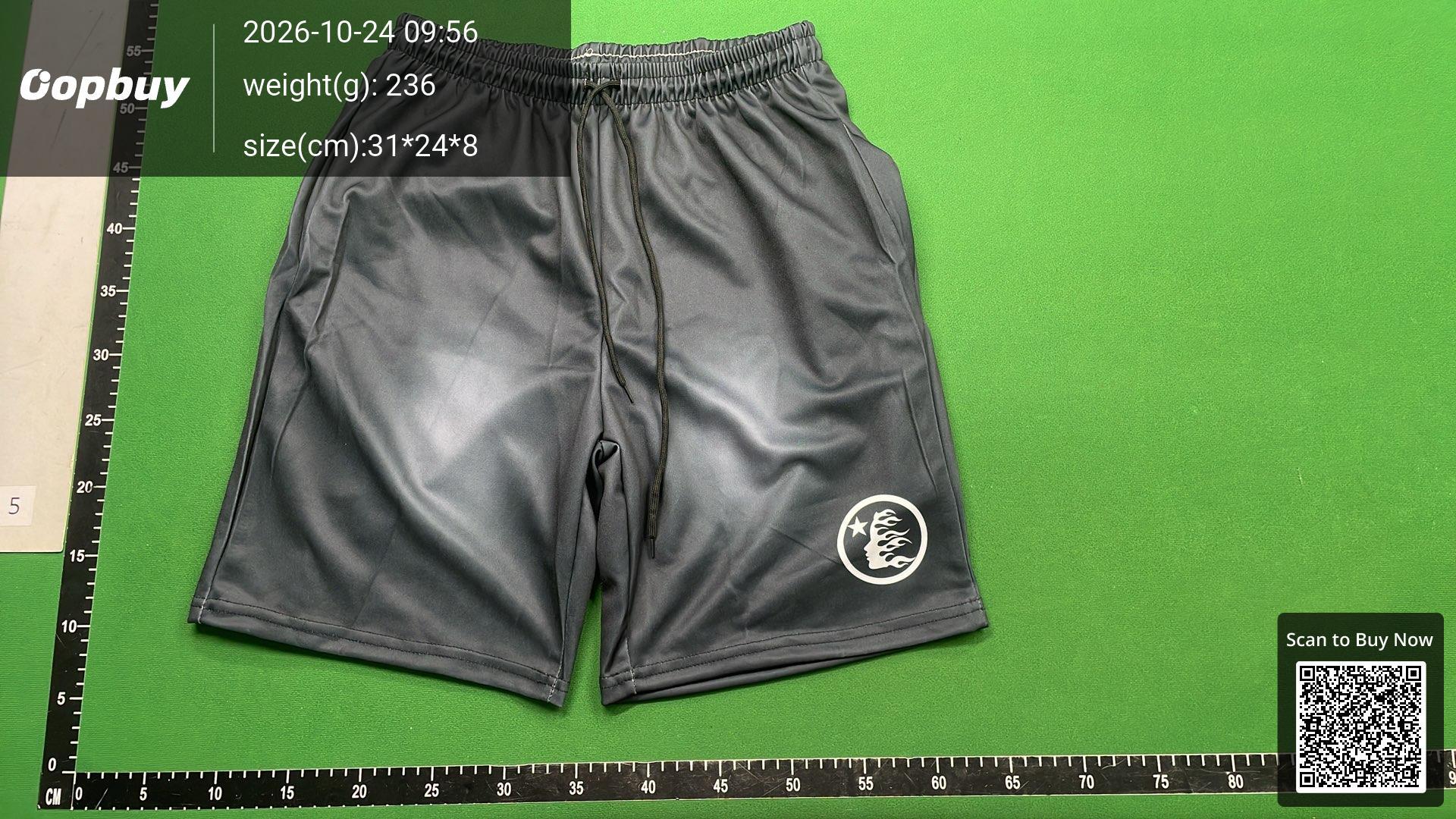 Foto QC 2 de Hellstar Path To Paradise Sweat Shorts Vintage Washed Black