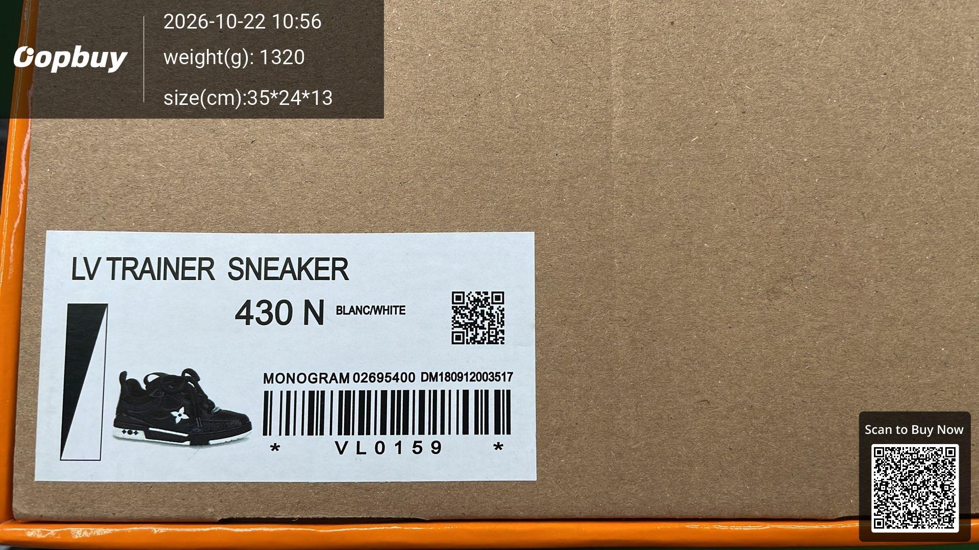 Foto QC 2 de Louis Vuitton LV Skate Sneaker Beige White 1AARQG