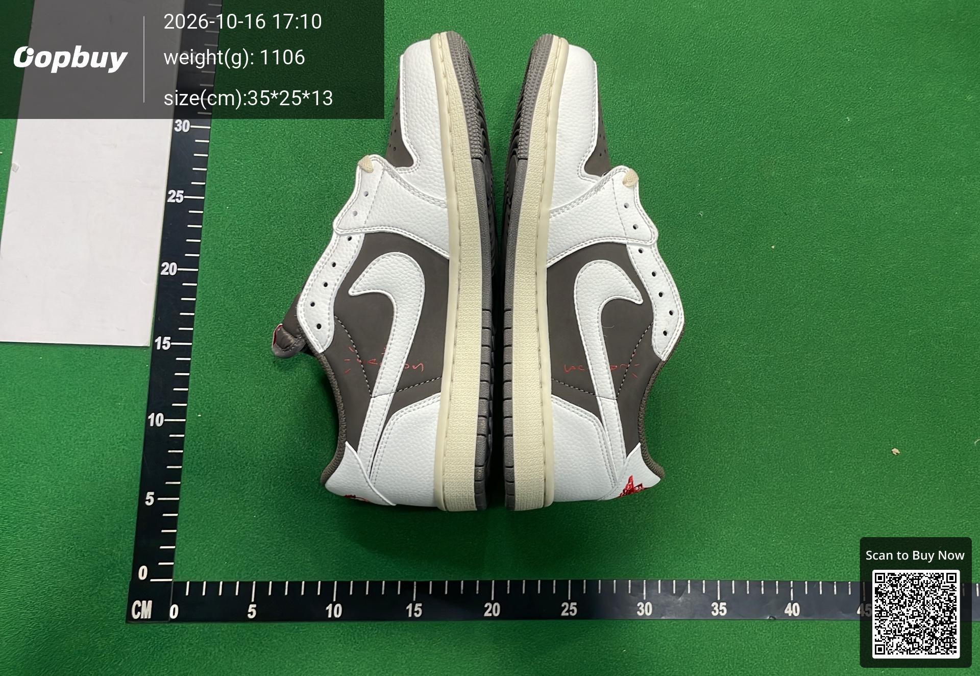 Foto QC 4 de Jordan 1 Retro Low OG SP Travis Scott Black Phantom DM7866-001