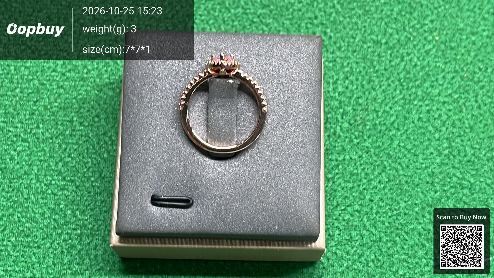 Foto QC 1 de Other Ring Silver Heart Stone Silver