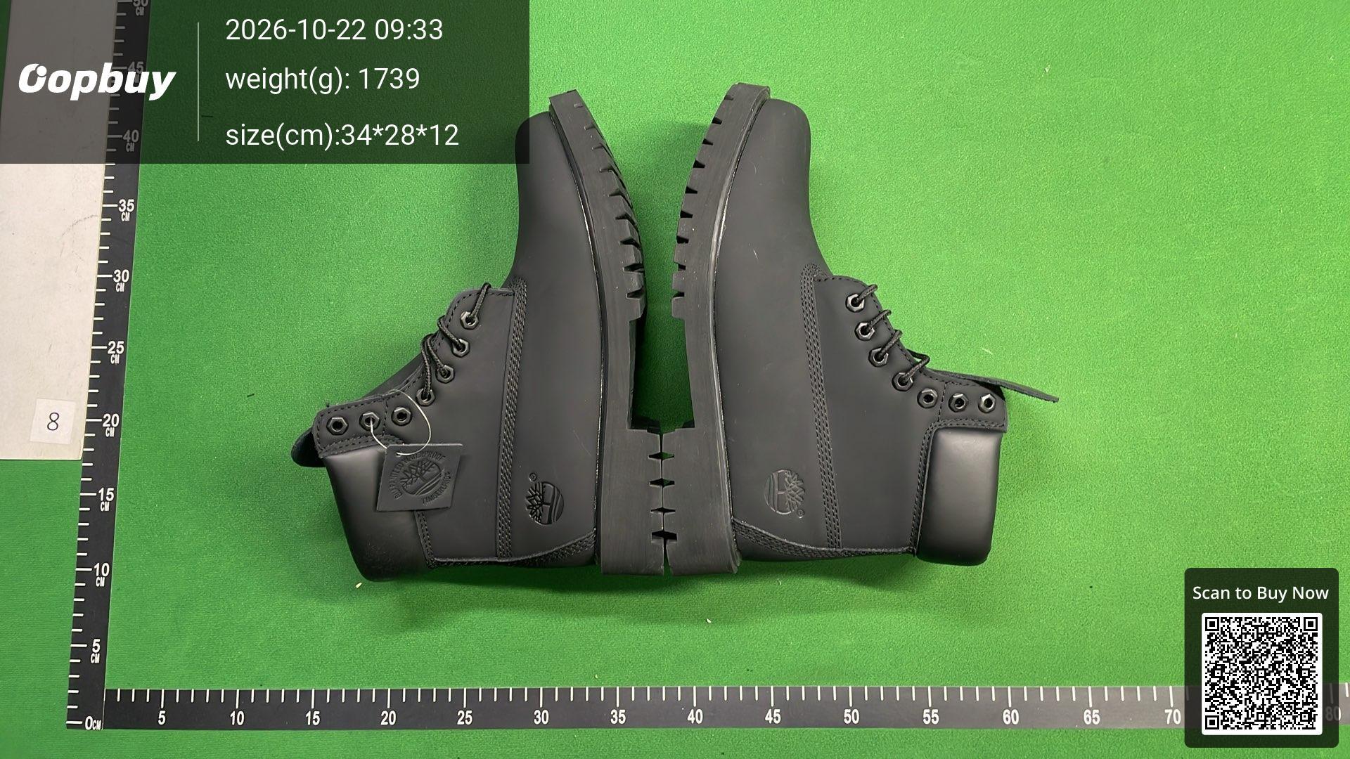 Foto QC 5 de Timberland 6-Inch Premium Boot Waterproof Nubuck Black