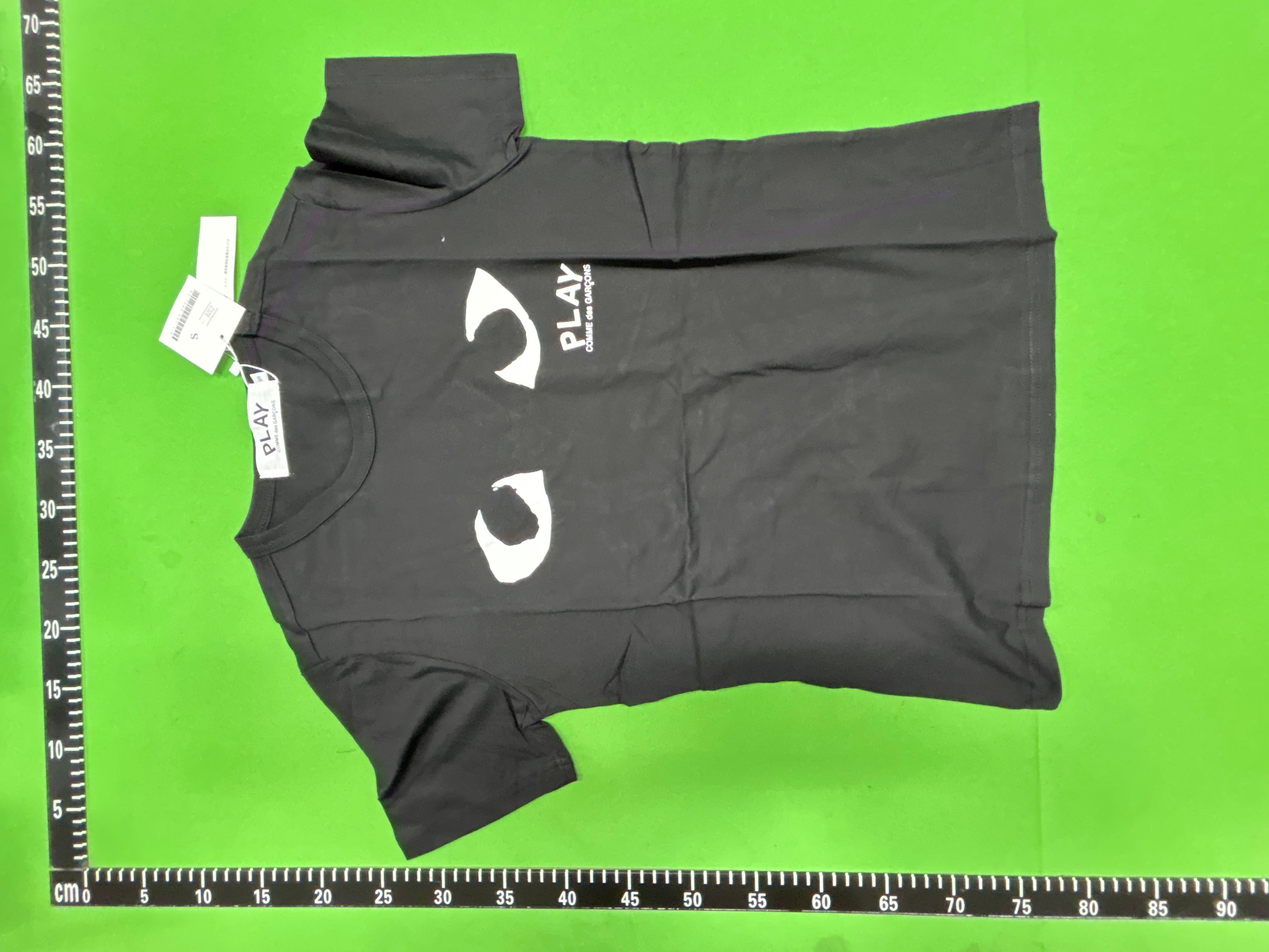 Foto QC 3 de Comme des Garçons PLAY T-shirt Heart Eyes Logo Black