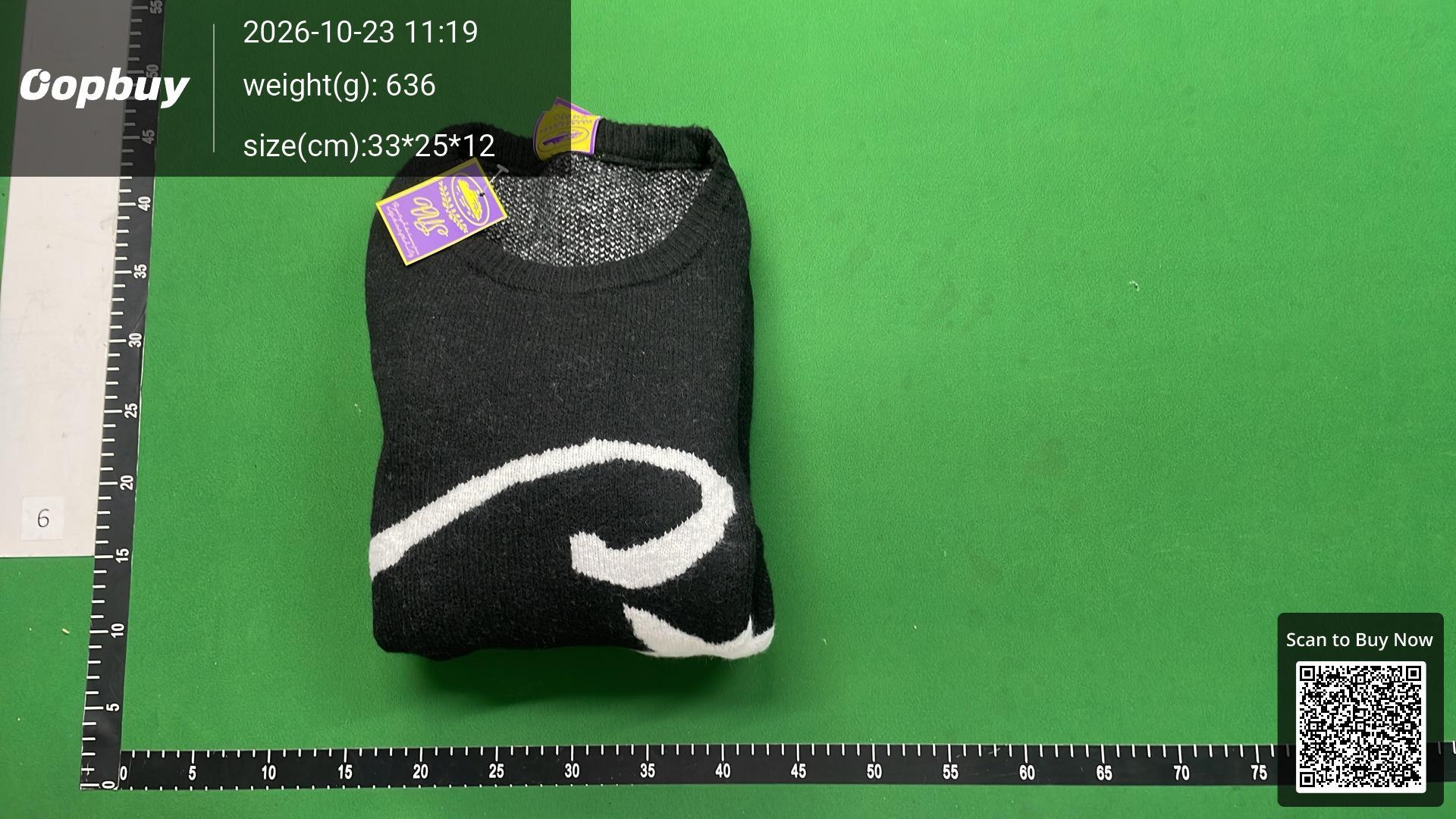 Foto QC 4 de Corteiz Mohair Crewneck Sweater Black