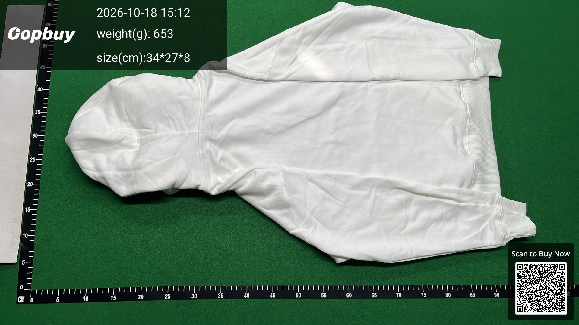 Foto QC 3 de Comme des Garcons CDG Logo Cotton Hoodie Black