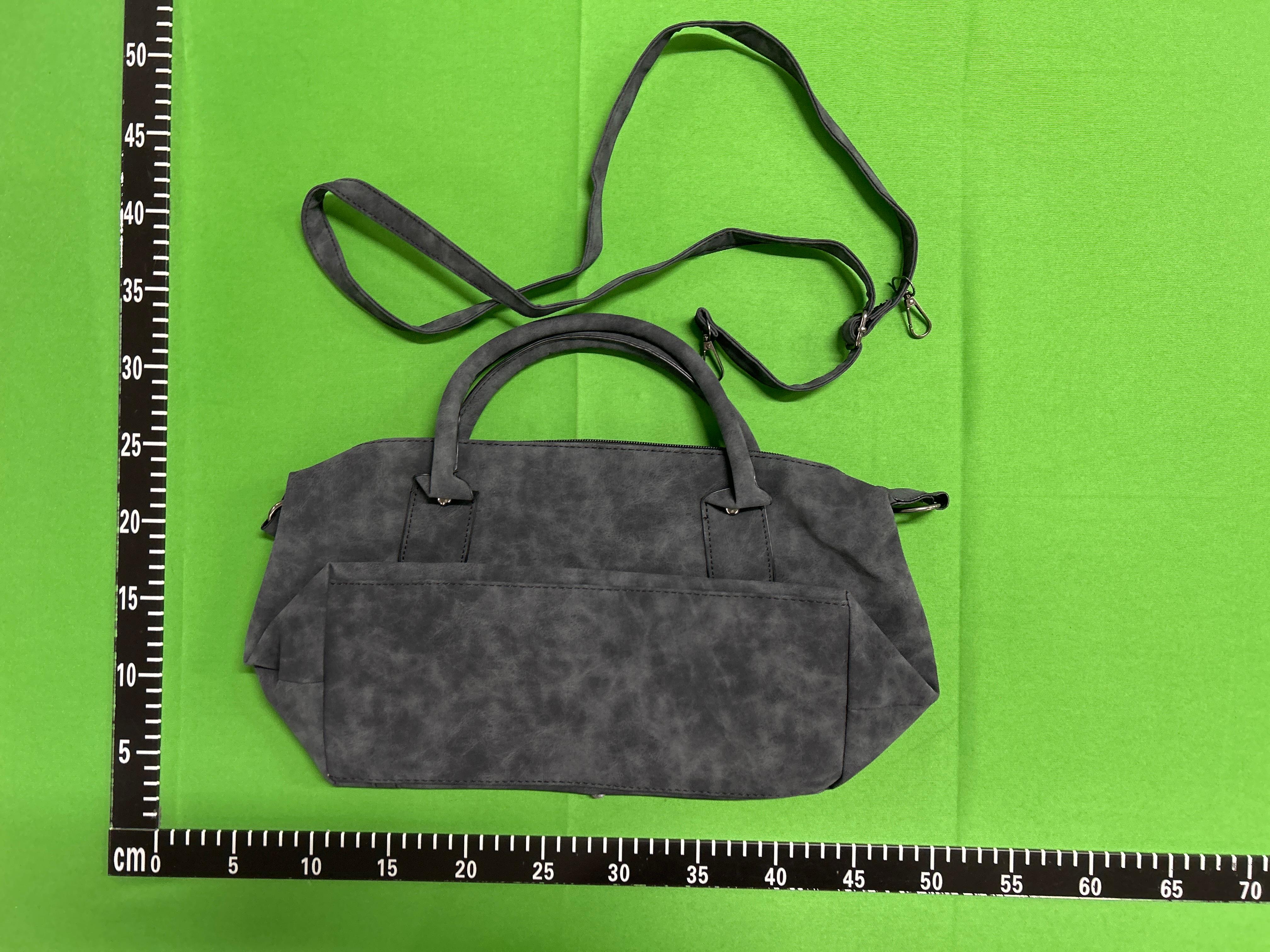Foto QC 2 de Chrome Hearts Cross Patch Duffle Bag Large Grey Suede