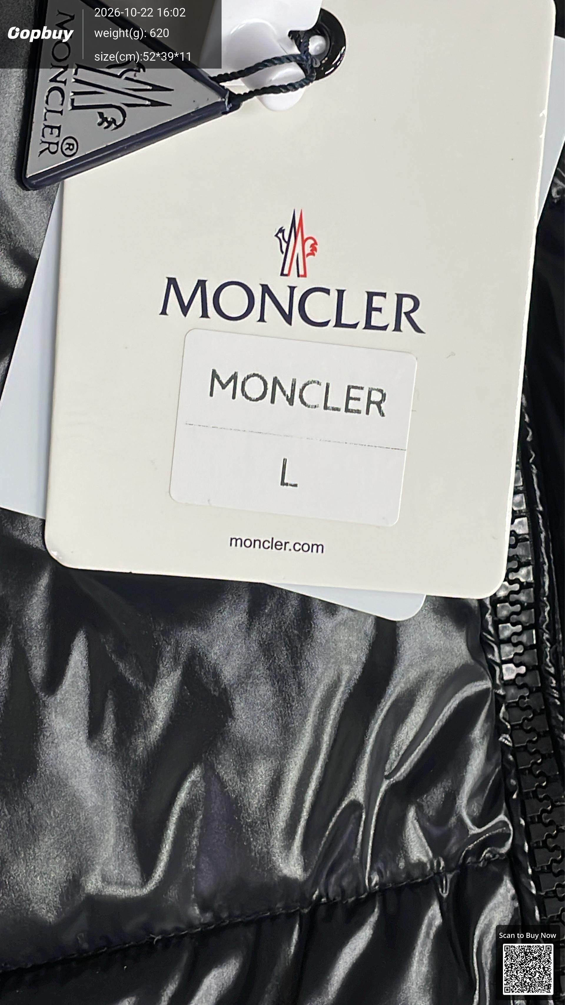 Foto QC 5 de Moncler Maya Puffer Jacket Hooded Down Black