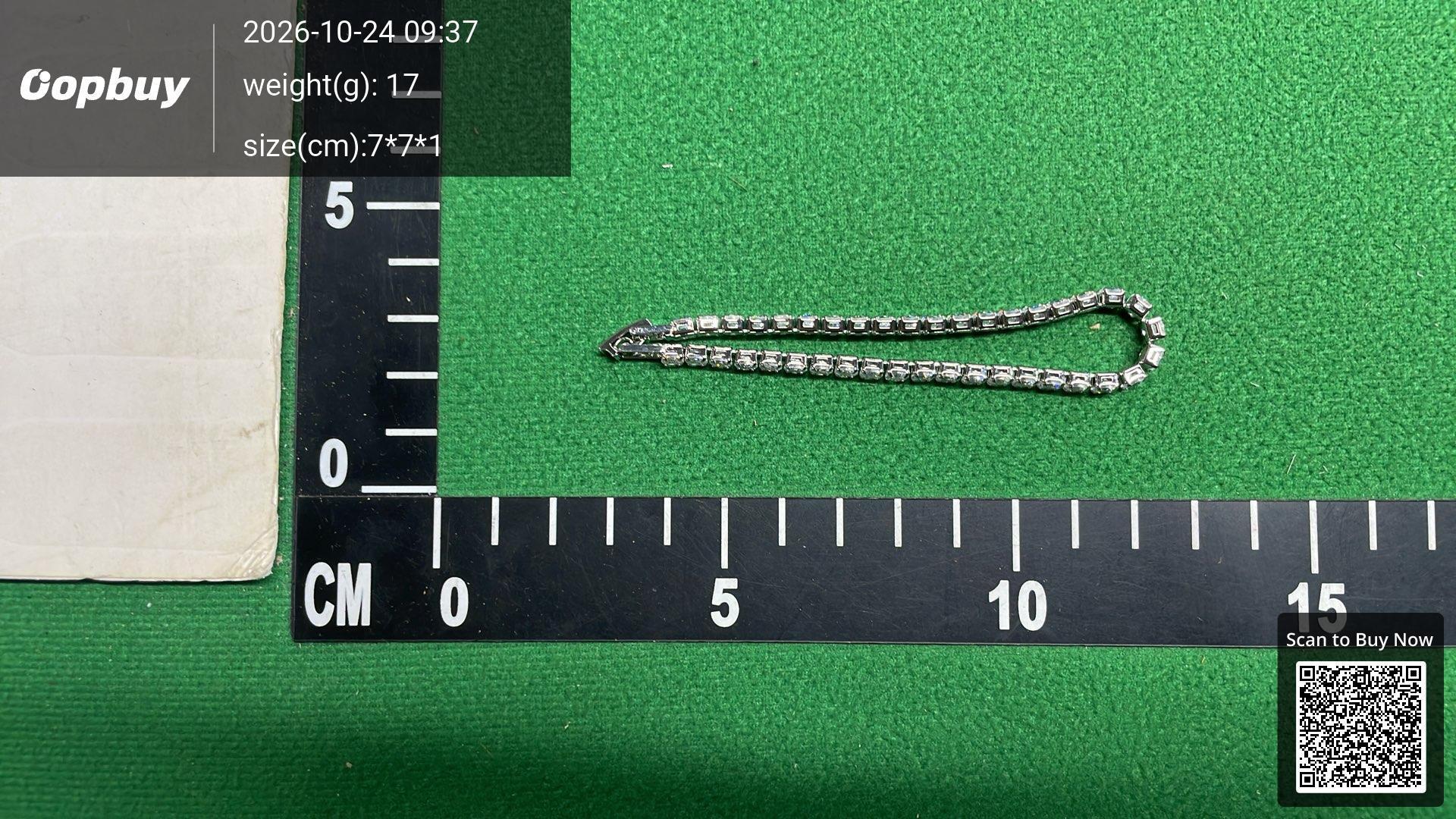 Foto QC 4 de Unbranded Tennis Bracelet Metal Zirconia Black