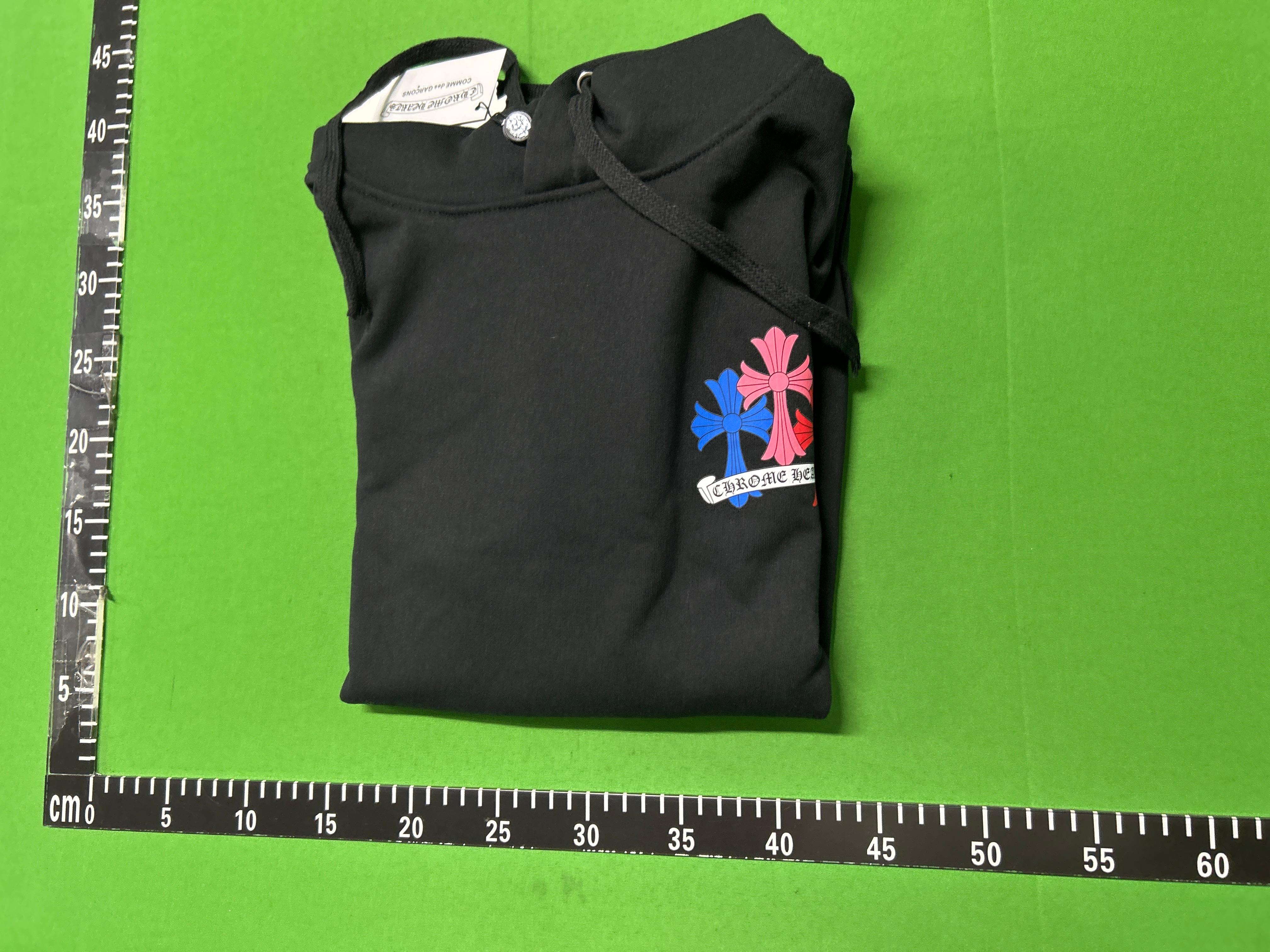 Foto QC 5 de Chrome Hearts Hoodie Horseshoe Los Angeles Floral Sleeve Black