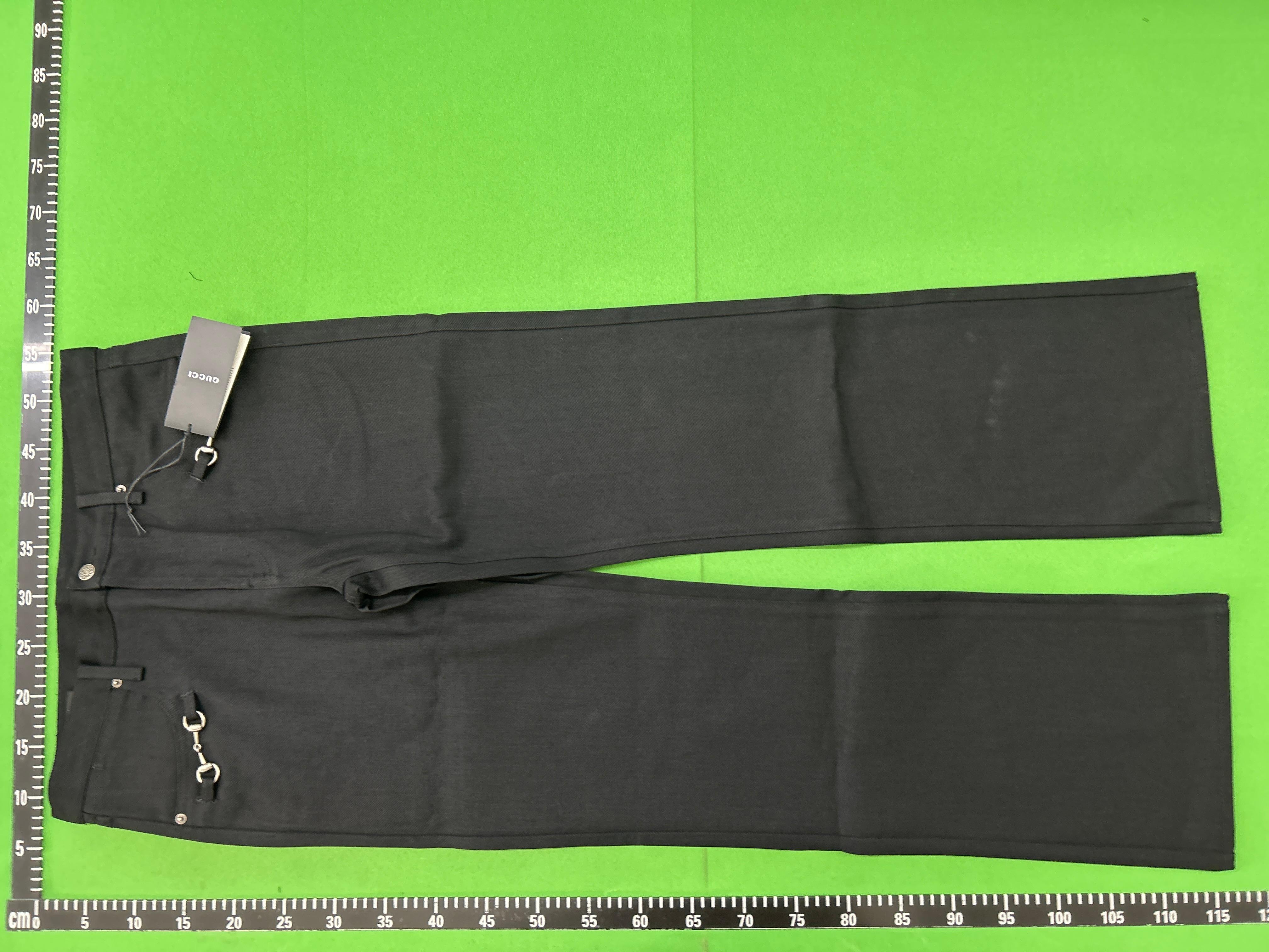 Foto QC 7 de Gucci Horsebit Wide-Leg Jeans Dark Grey