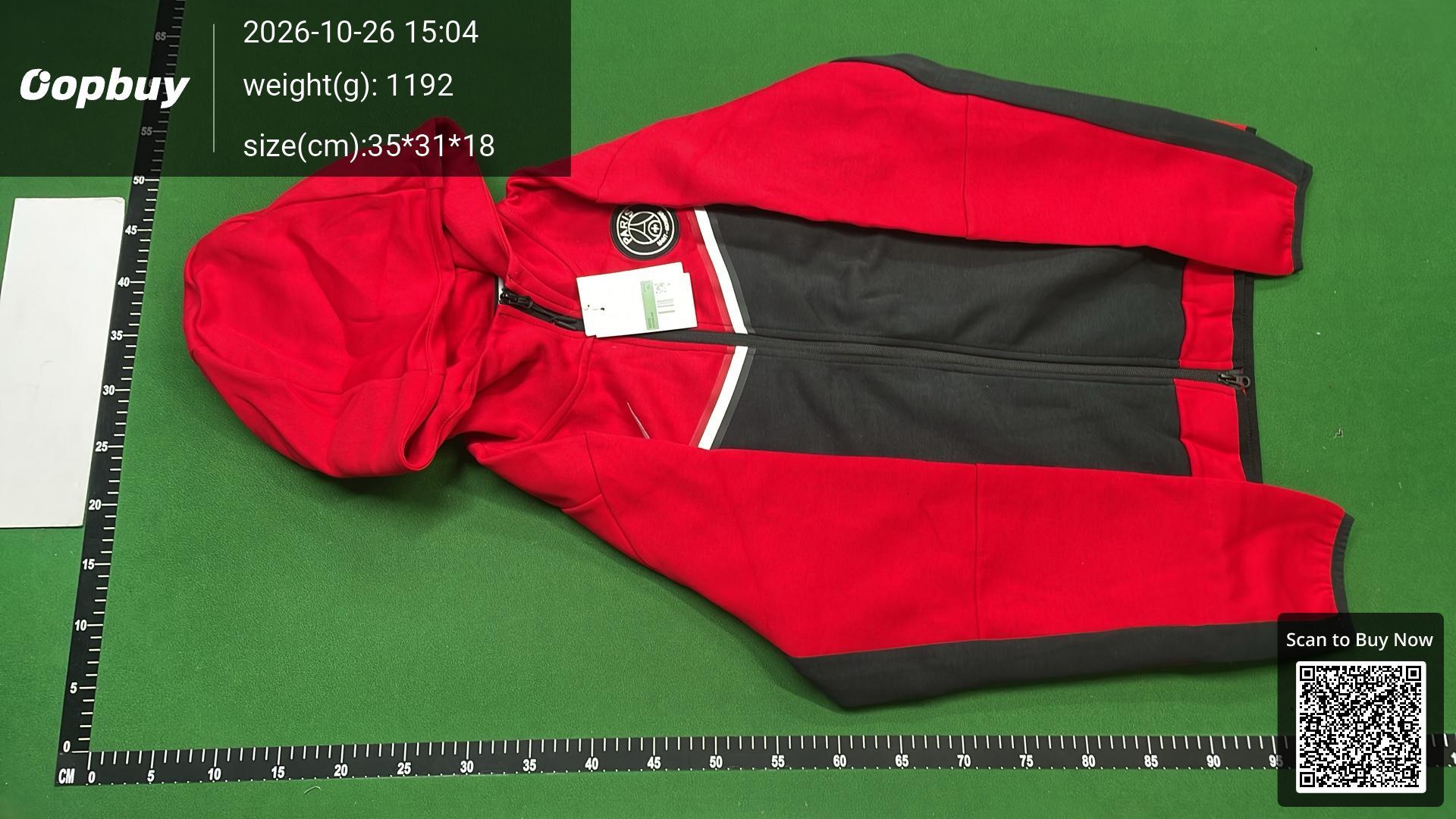 Foto QC 6 de Nike PSG Tech Fleece Hoodie Full-Zip Black