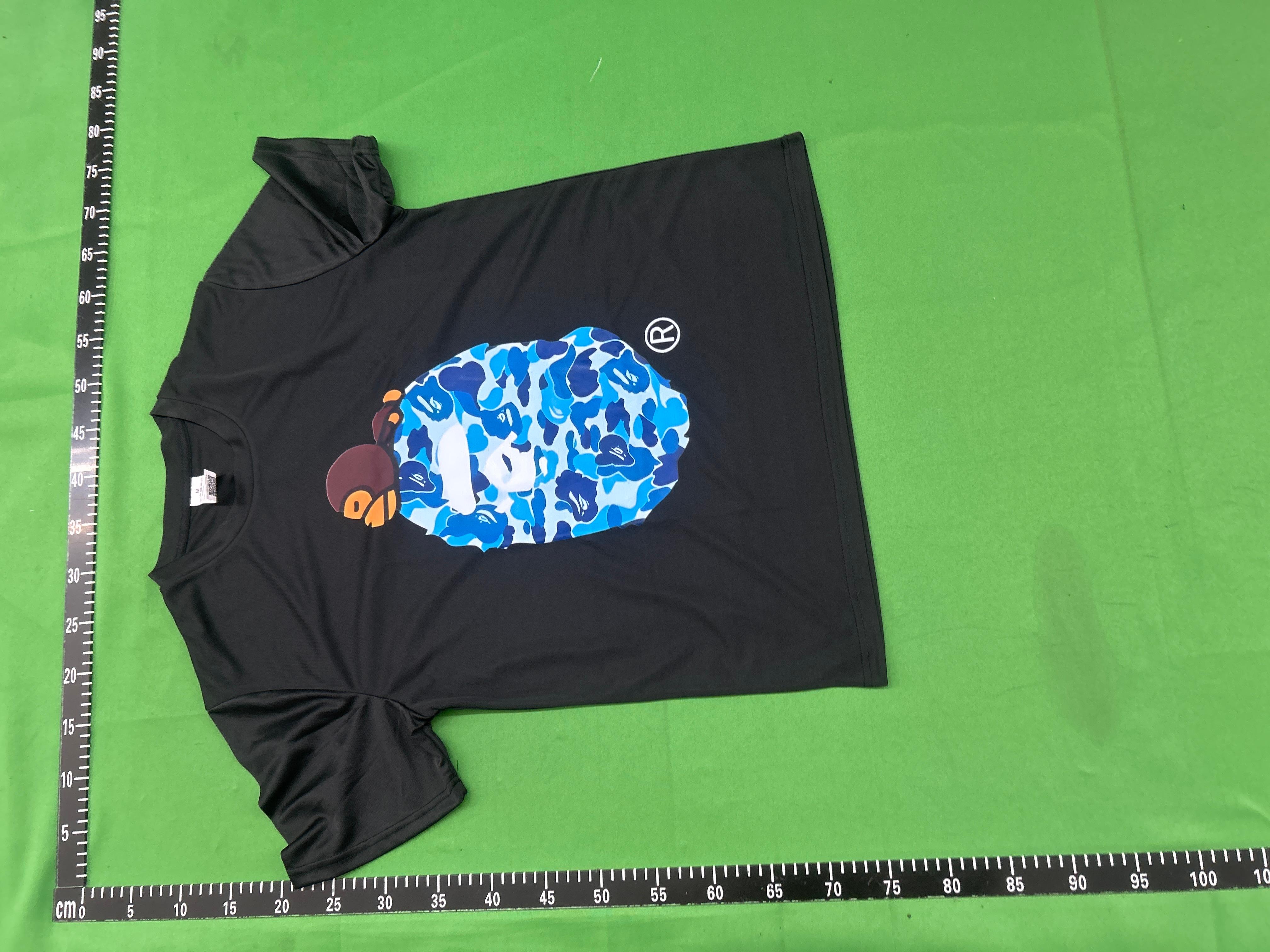 Foto QC 4 de BAPE Baby Milo Pink Camo Ape Head T-shirt Black