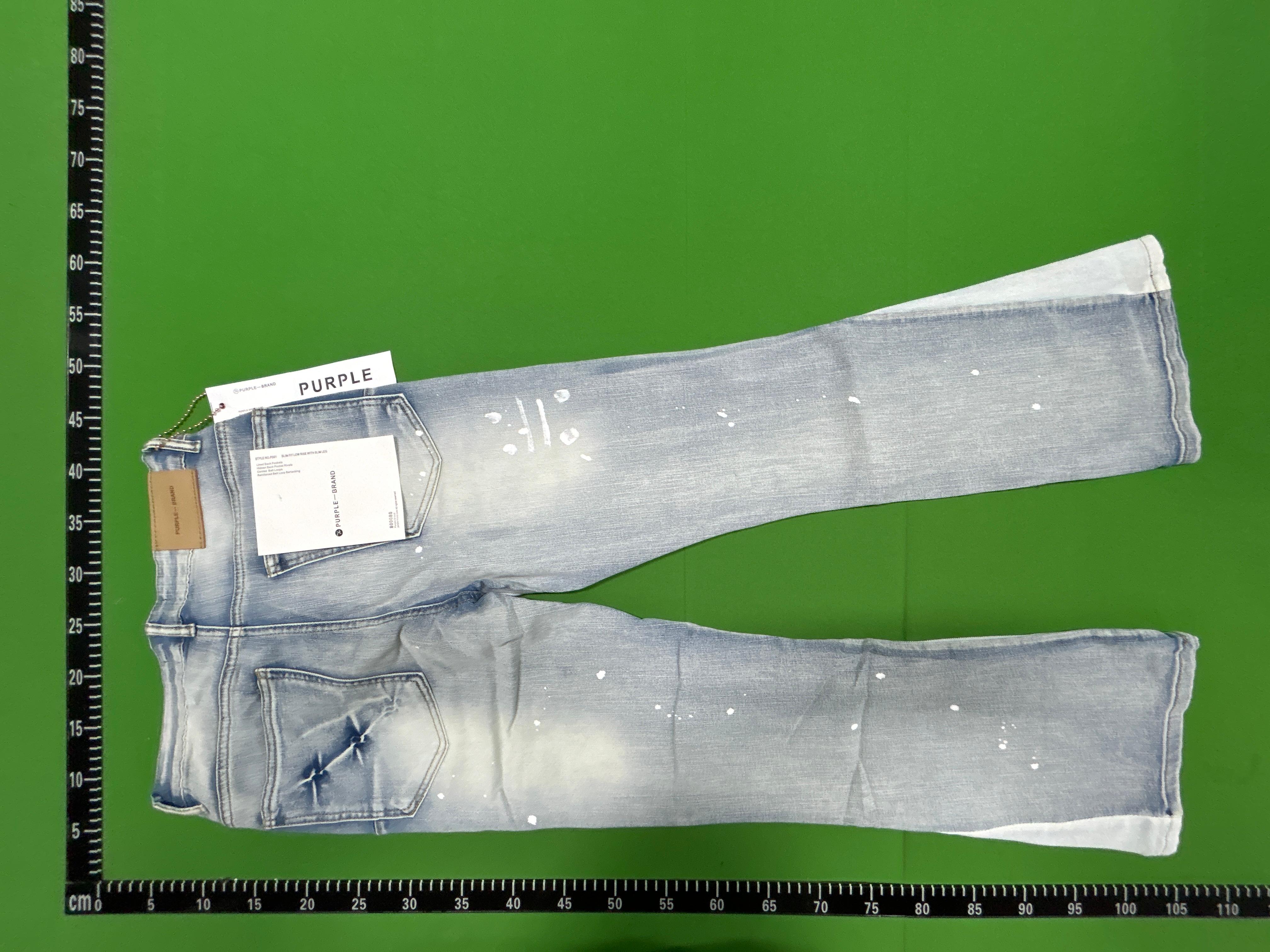 Foto QC 4 de Amiri Jeans Heavy Wash Distressed Embroidered Blue