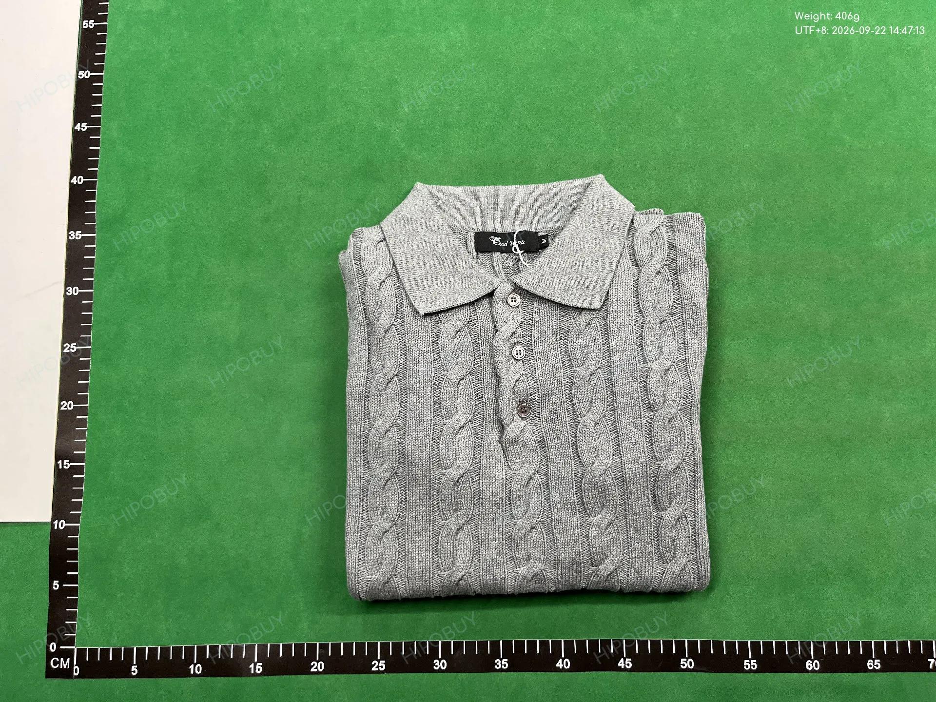 Foto QC 4 de Loro Piana Cable Knit Polo Shirt Black