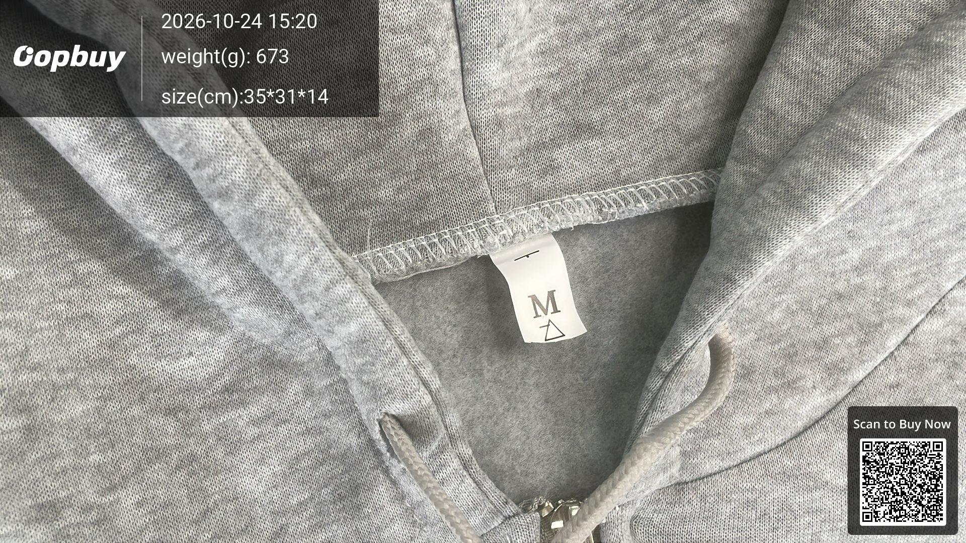 Foto QC 5 de Corteiz Alcatraz Hoodie Grey