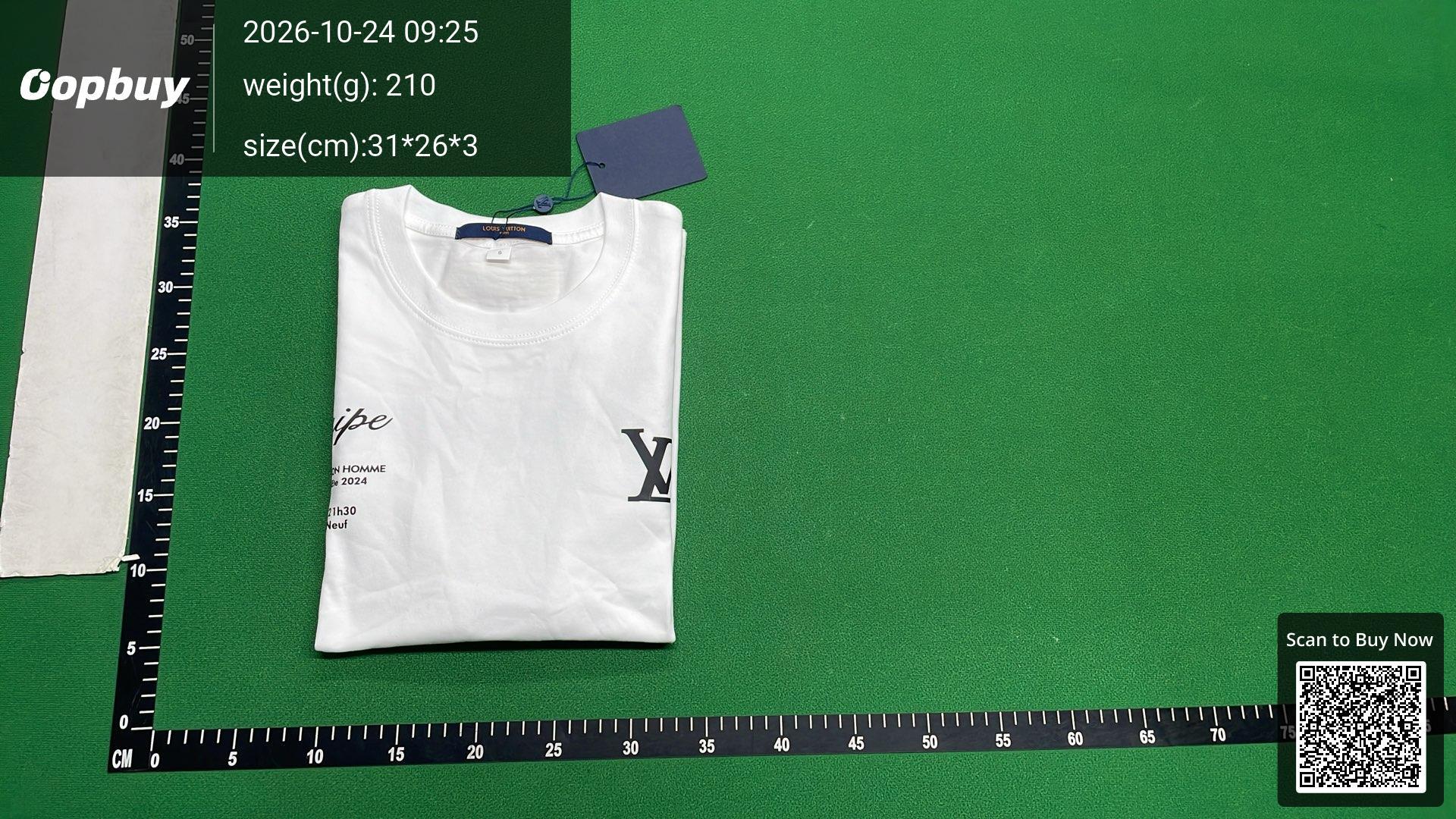 Foto QC 4 de Louis Vuitton T-shirt LV Since 1854 Graphic Black
