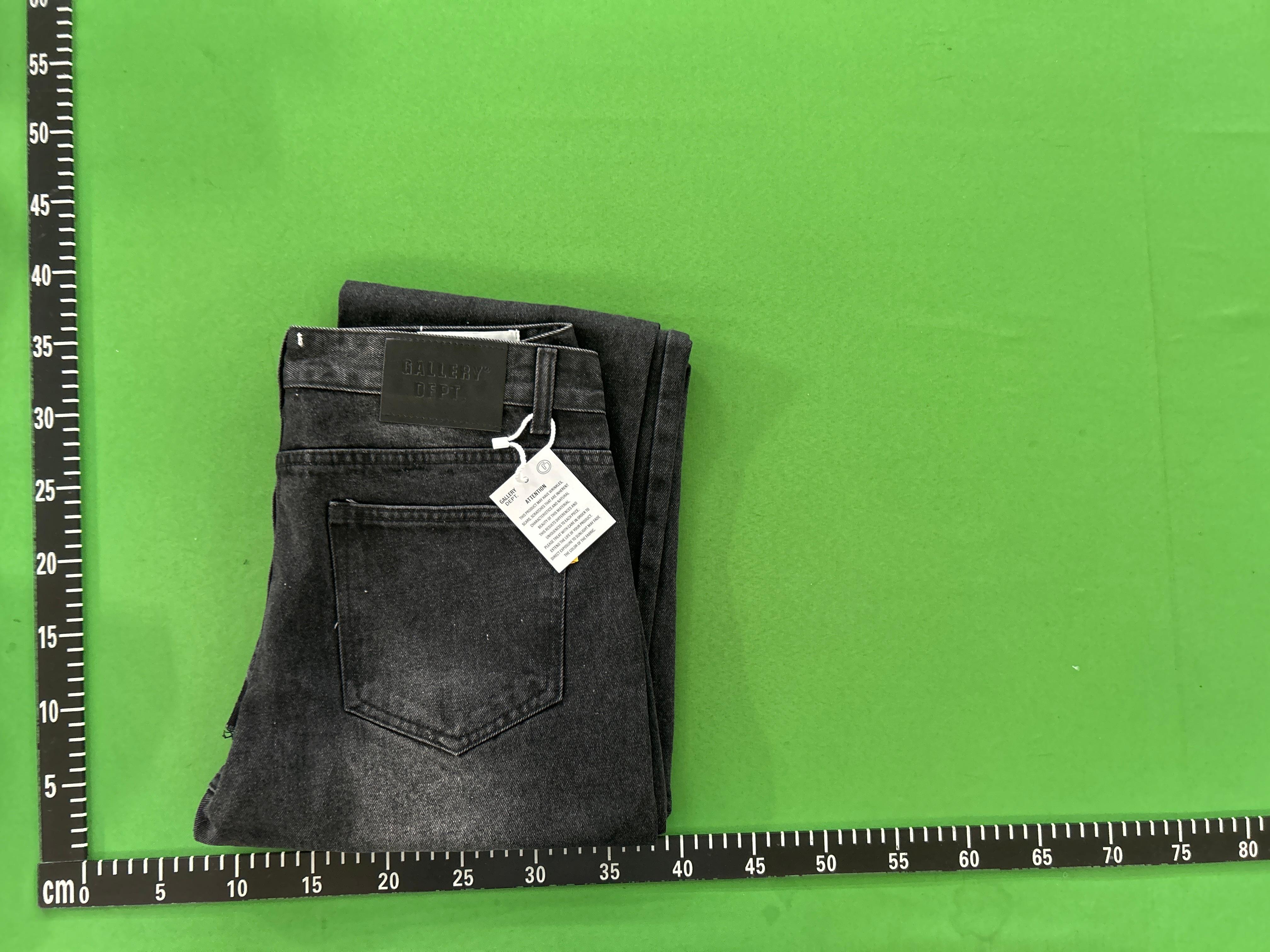 Foto QC 1 de Chrome Hearts Cross Patch Jeans Orange Paint Splatter Flare Black