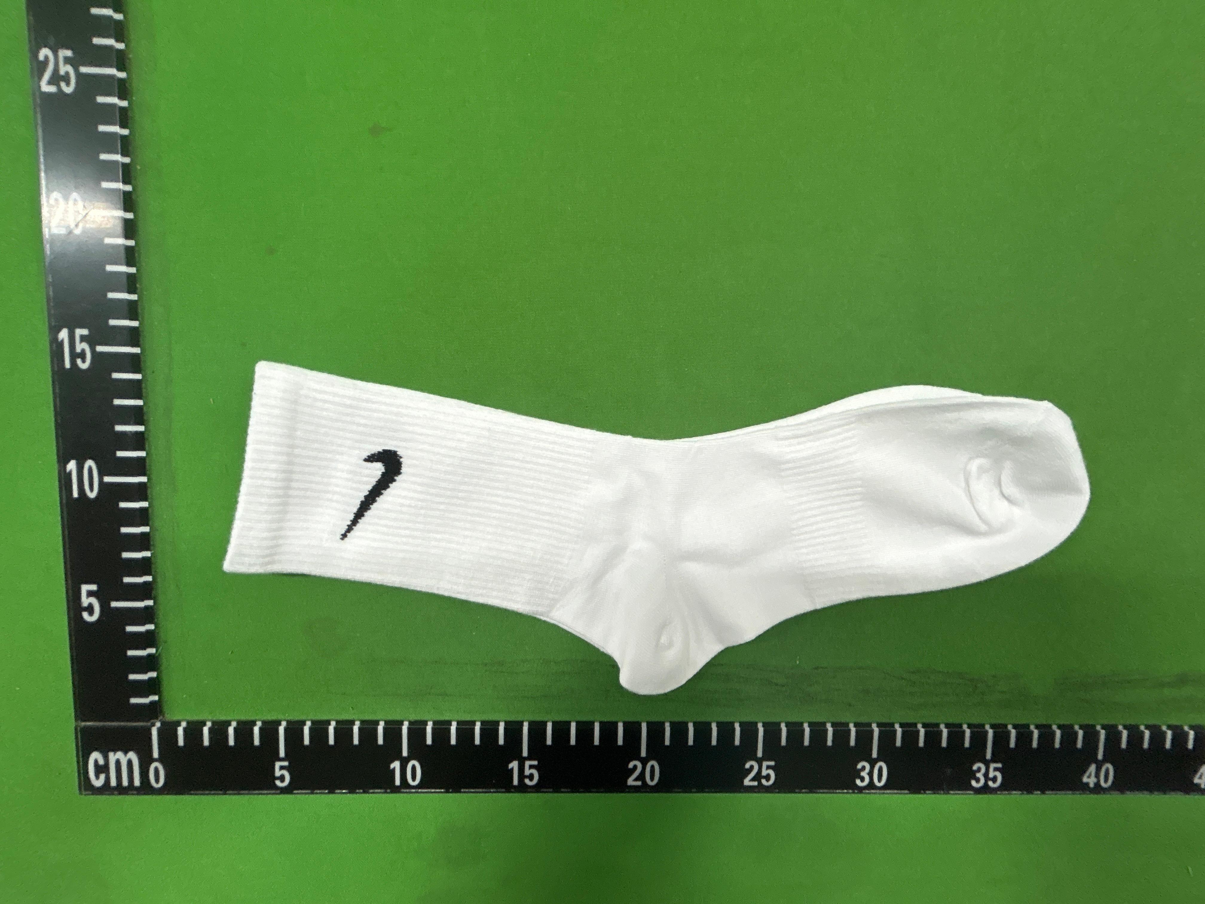 Foto QC 3 de Other Crew Socks Hook Graphic Black White