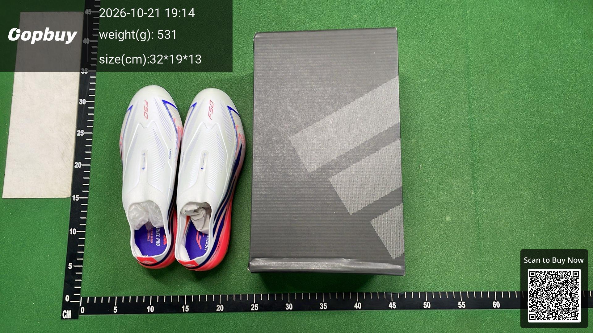 Foto QC 6 de adidas F50 Elite Laceless FG Hyperfast Cloud White Solar Purple Solar Turbo KJ6080