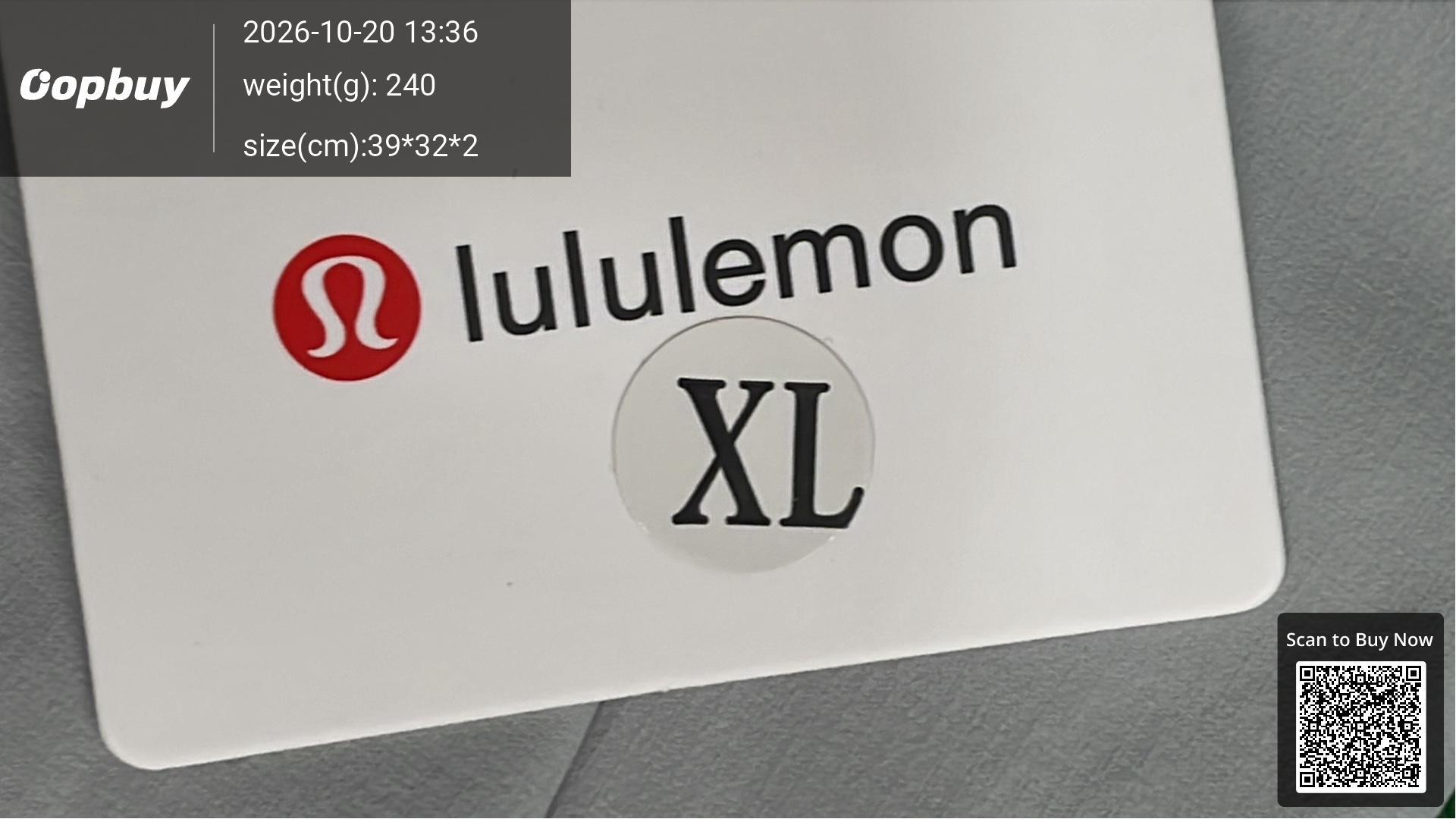 Foto QC 1 de lululemon Pants Waterproof Straight Light Grey