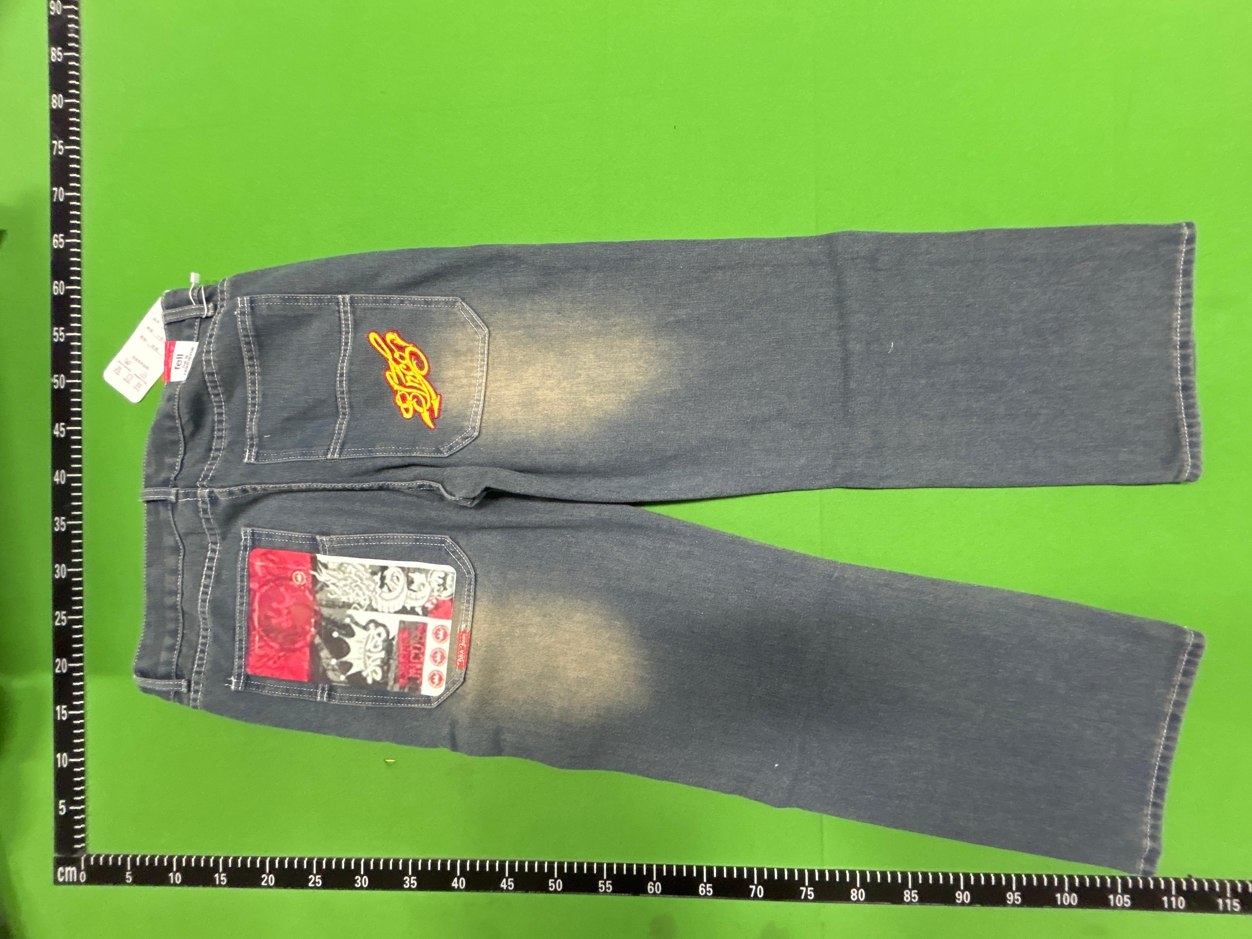 Foto QC 2 de Revenge Jeans JNC0 Y2K Baggy Black