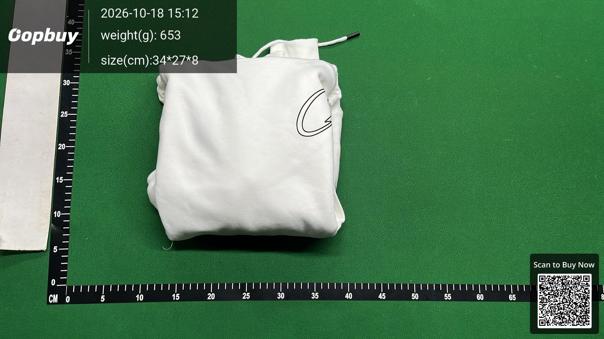 Foto QC 4 de Comme des Garcons CDG Logo Cotton Hoodie Black