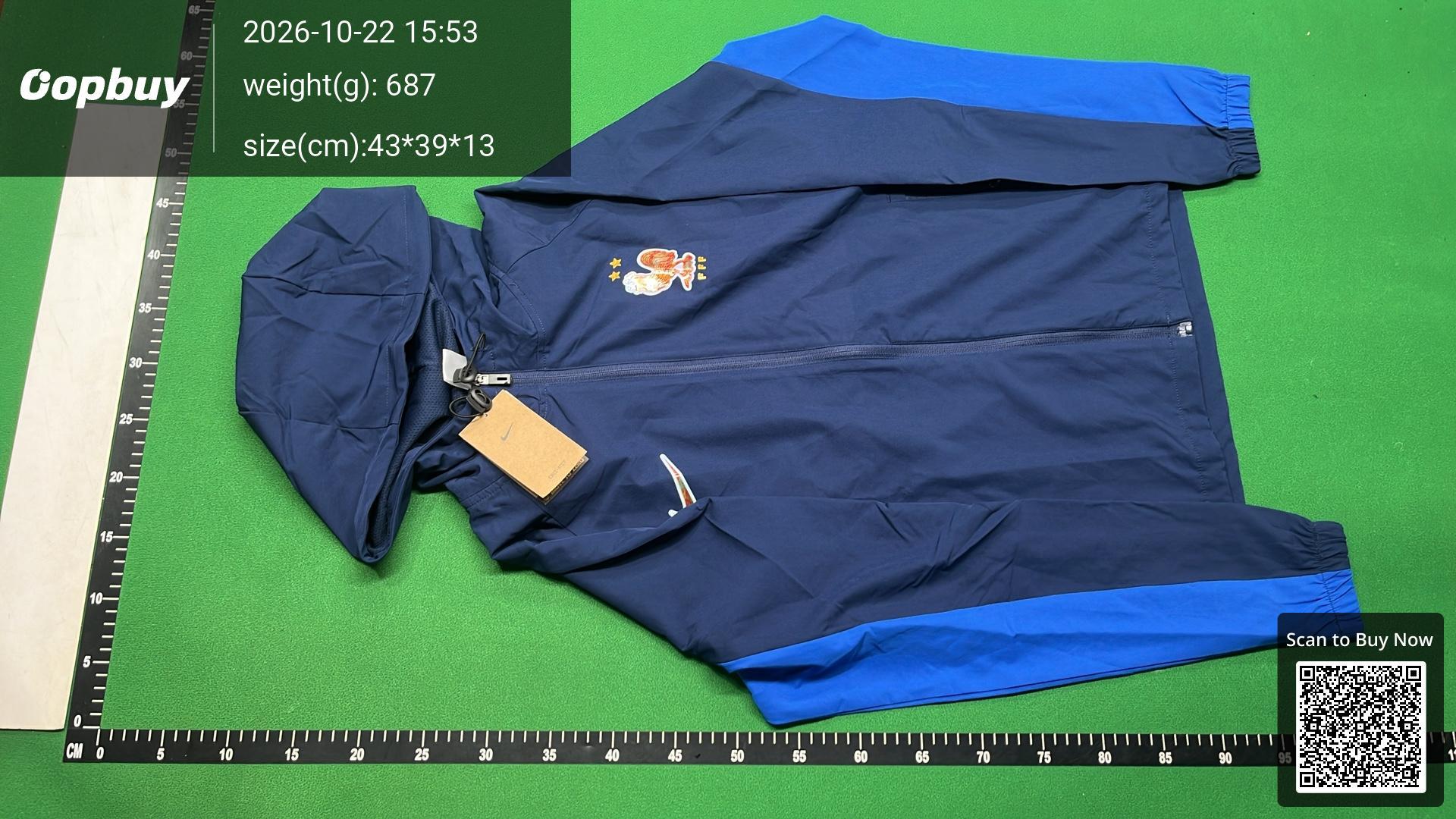 Foto QC 7 de Jordan x Brasil Set 2-Piece Old Royal
