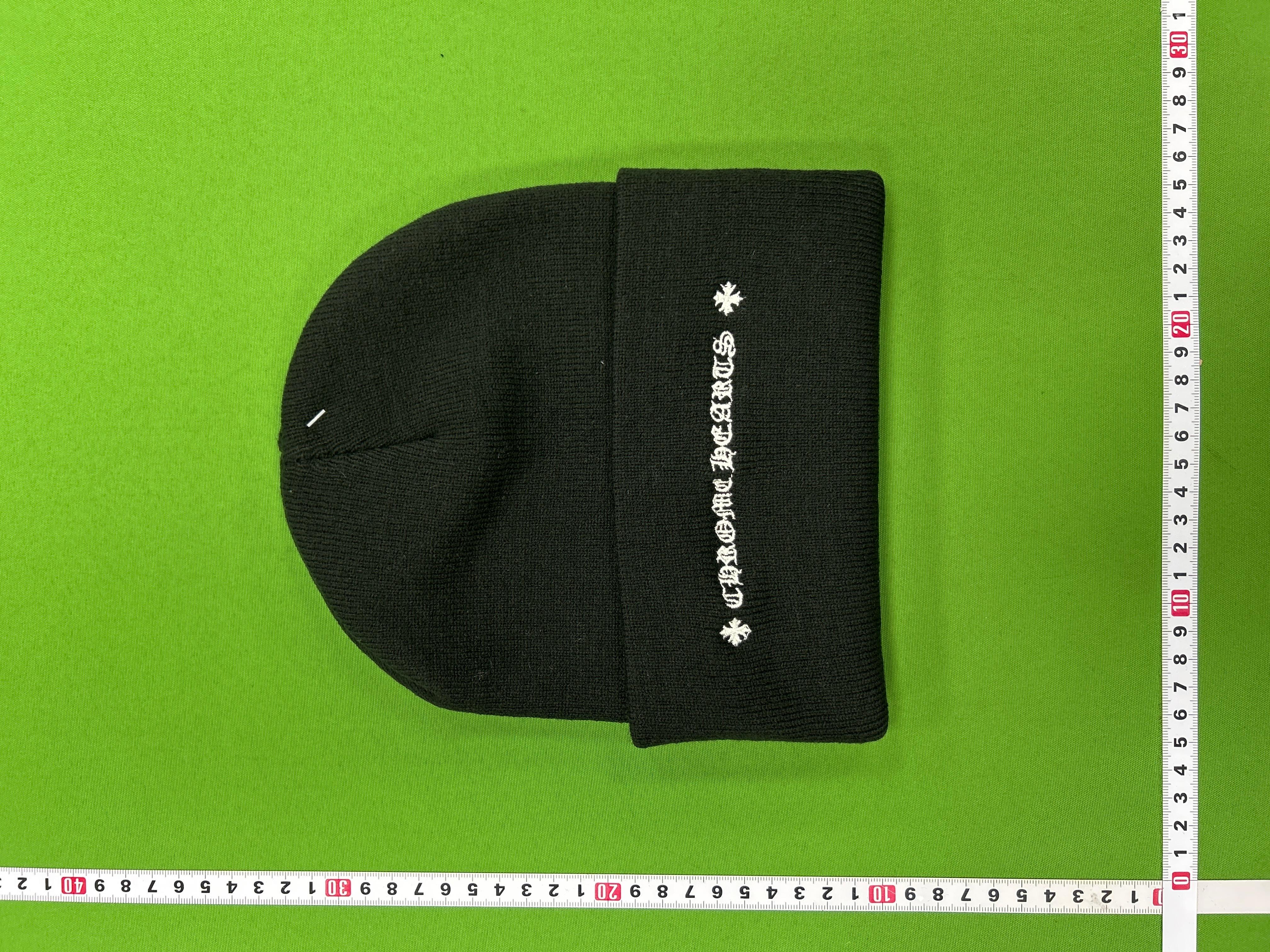 Foto QC 2 de Chrome Hearts Horse Shoe Beanie Black