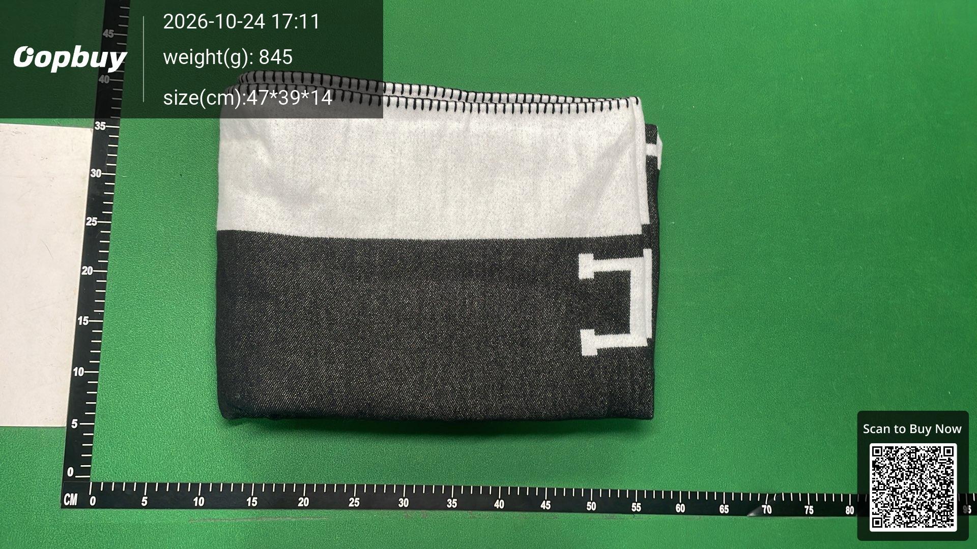 Foto QC 3 de Hermes H Blanket Grey
