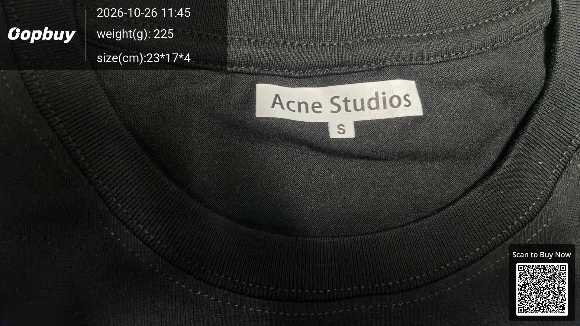 Foto QC 1 de Acne Studios Stockholm 1996 T-shirt White