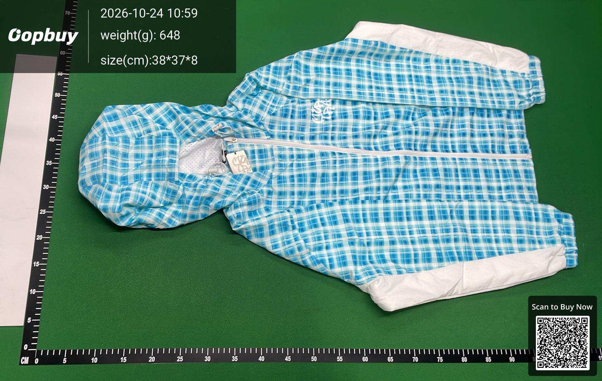 Foto QC 2 de Mertra Umbro Sweater Embroidered Plaid Hood Grey