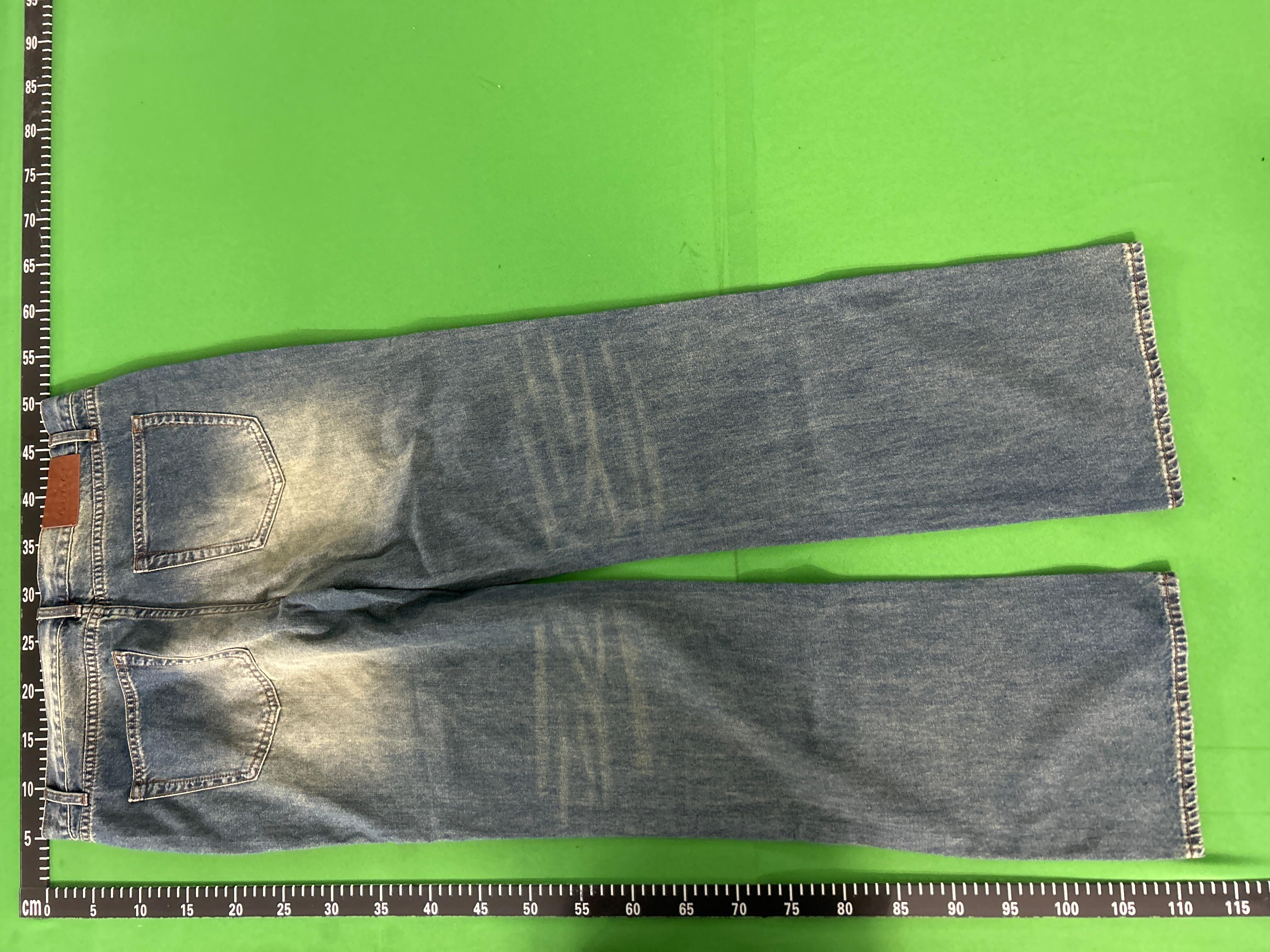 Foto QC 3 de Gucci Horsebit Wide-Leg Jeans Dark Grey