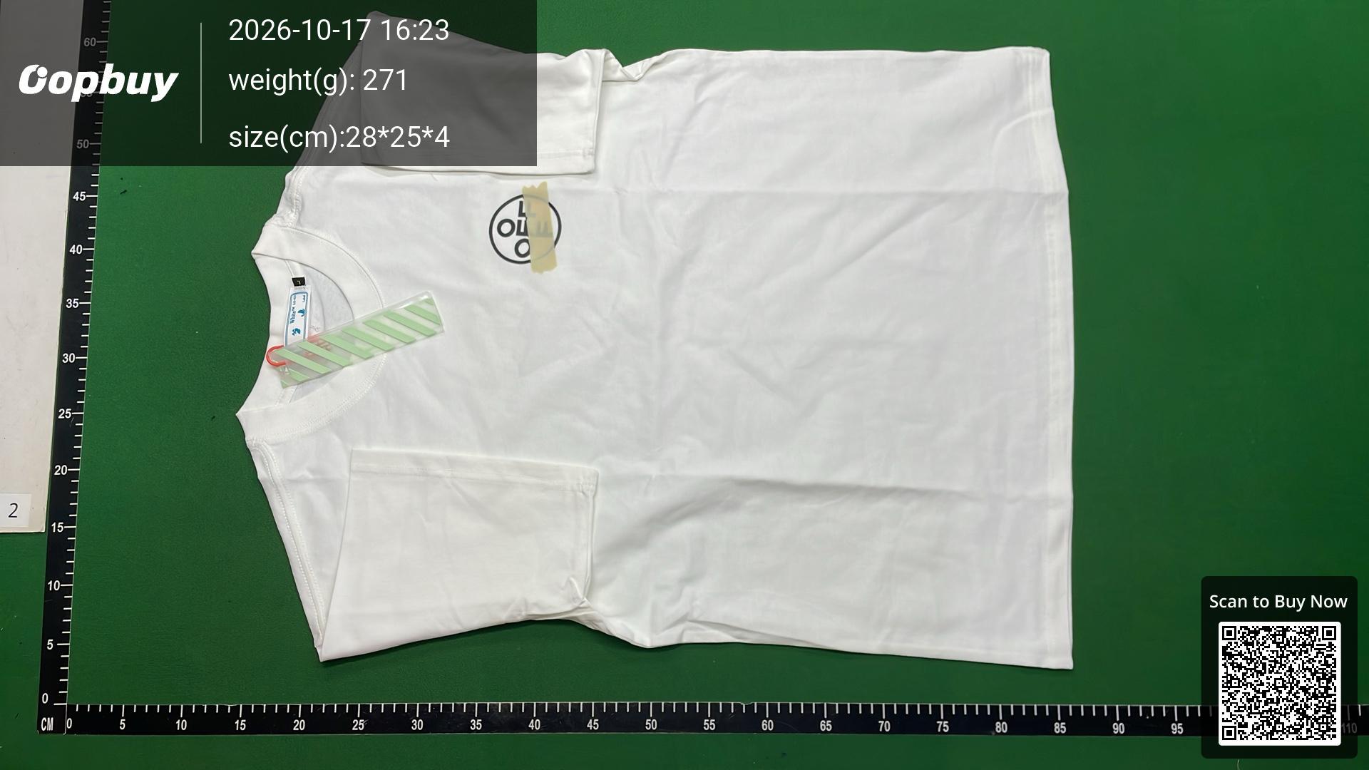 Foto QC 6 de Off-White T-shirt Spray Paint Arrows "99" Black Pink