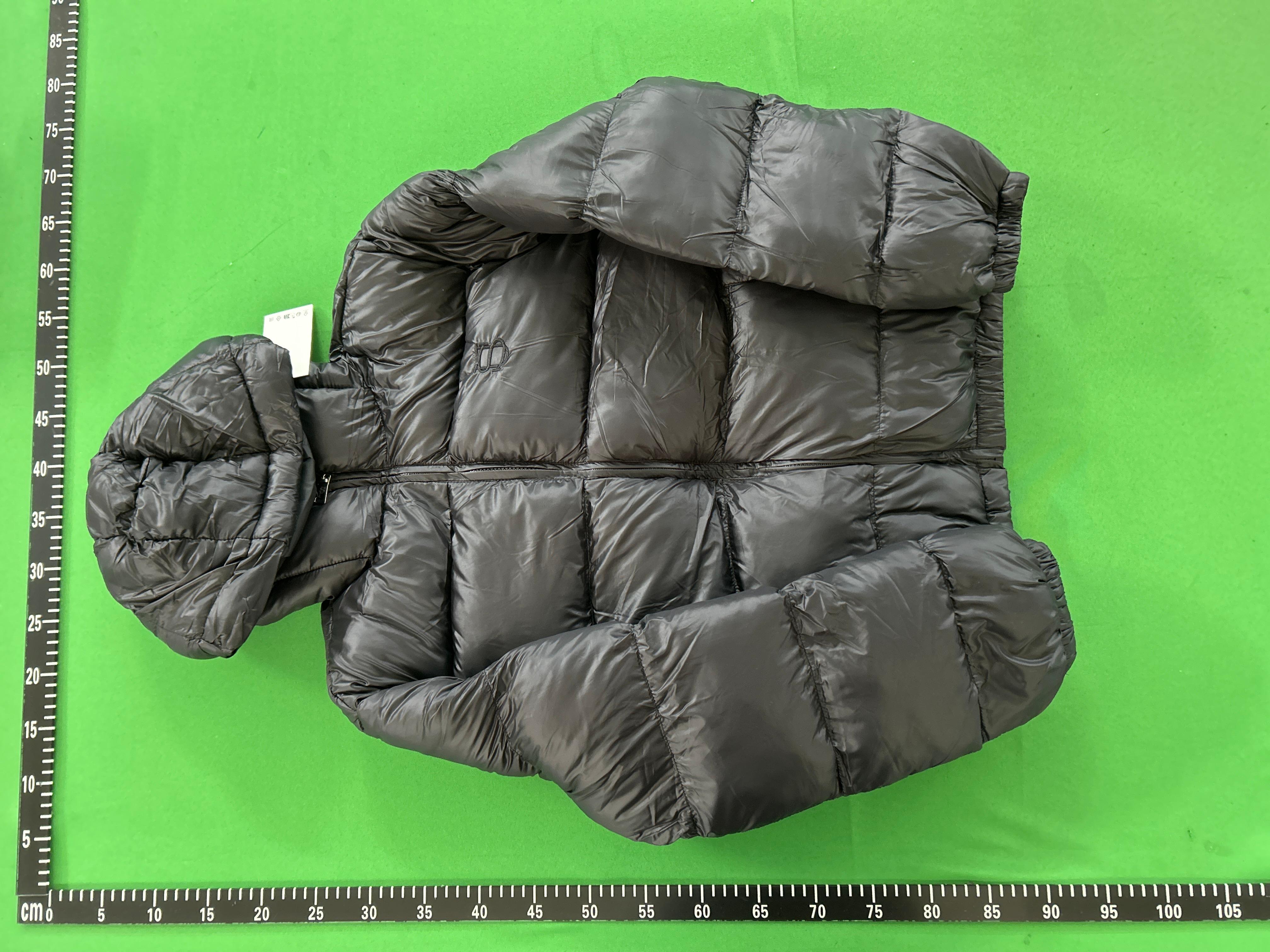 Foto QC 7 de Other Hooded Puffer Jacket Embroidered Logo Grey Camo