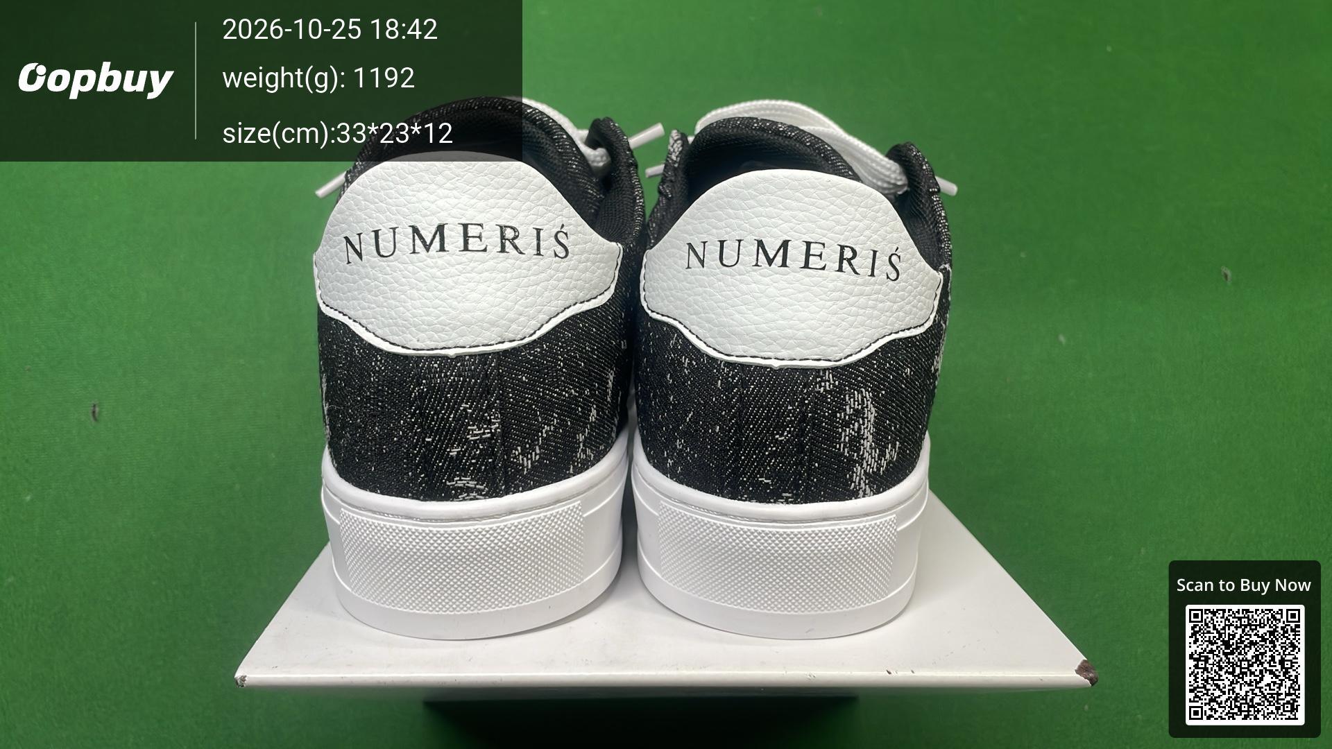 Foto QC 3 de Numeris Board Shoe Low Black Silver Splatter