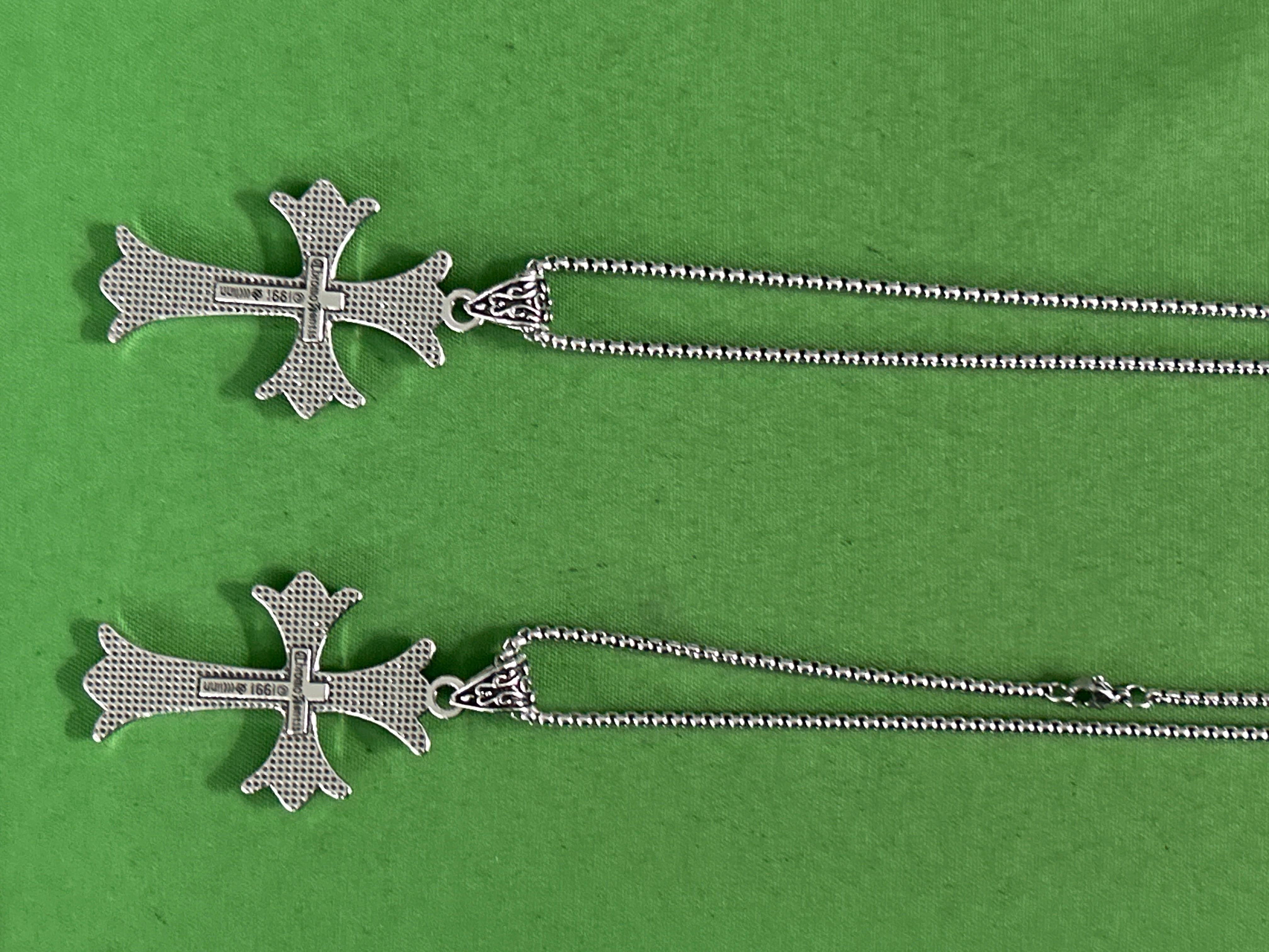 Foto QC 3 de Other Cross Necklace Titanium Steel Silver