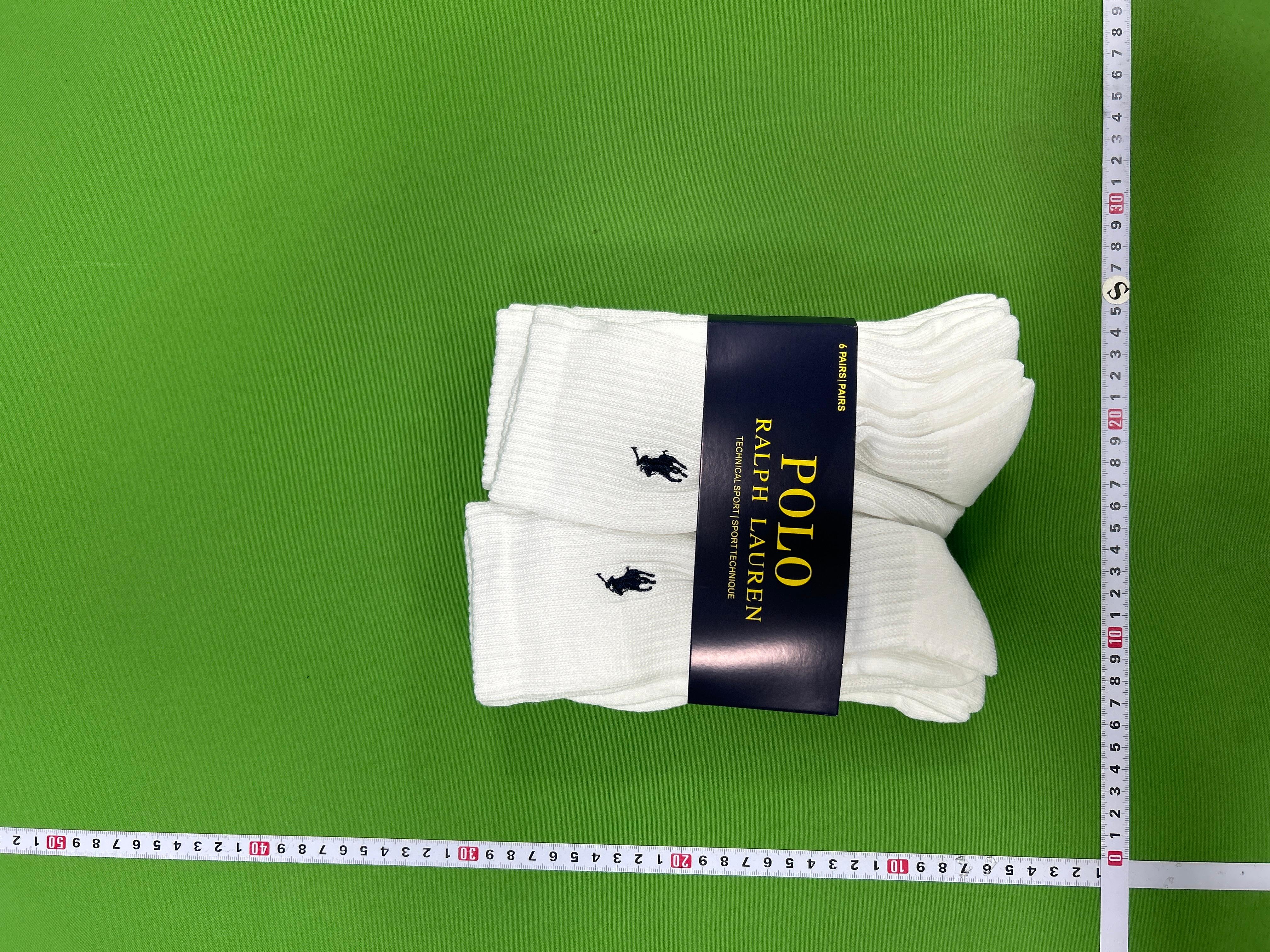 Foto QC 4 de Polo Ralph Lauren Classic Sport Crew Socks Half Cushioned White