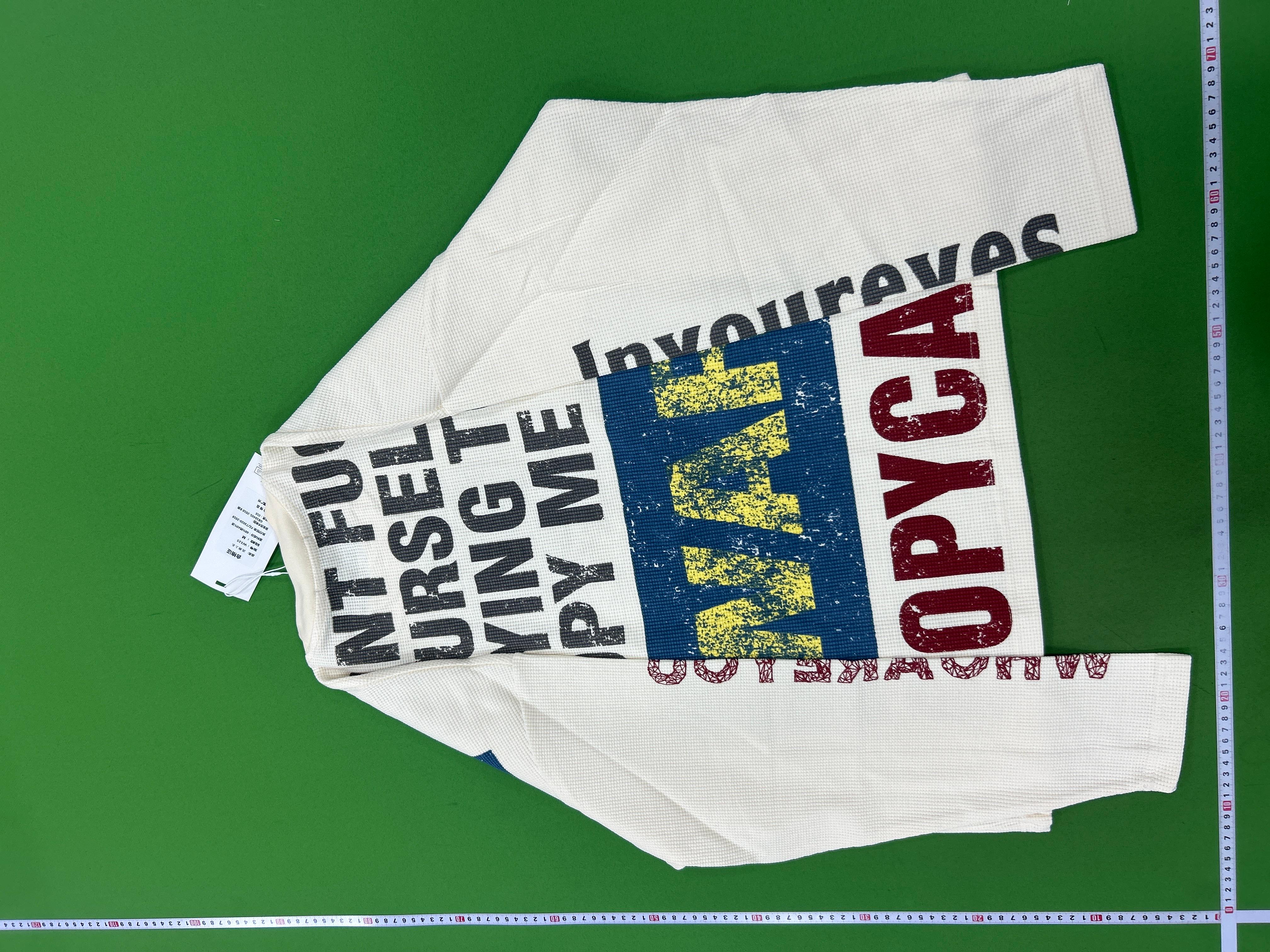 Foto QC 3 de GLFS Infant Don't Fuc Yourself Waffle Long Sleeve T-shirt Cream