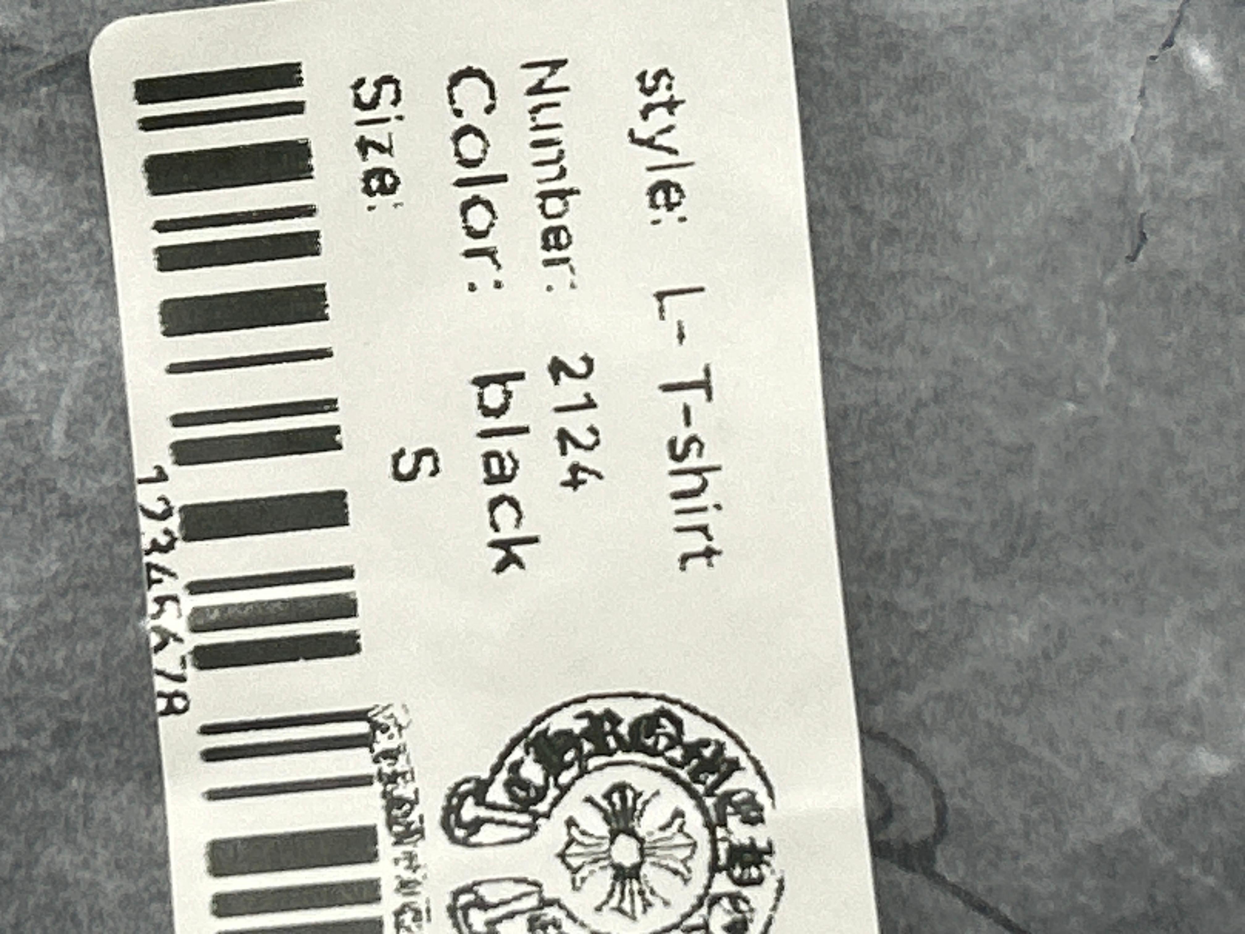 Foto QC 1 de Chrome Hearts T-shirt Horseshoe Logo Raglan Long-Sleeve White/Black