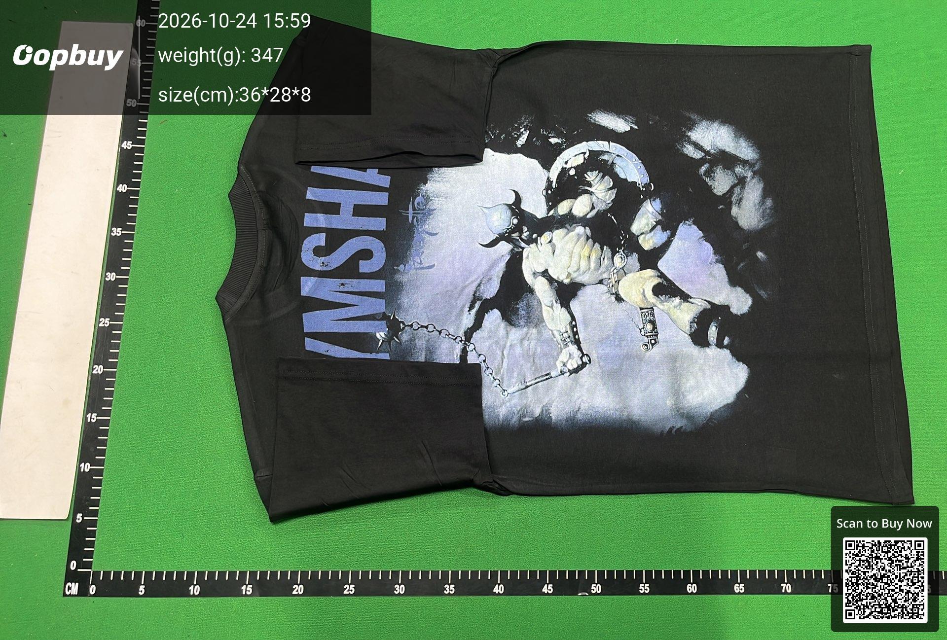 Foto QC 3 de Gymshark Front Logo Back Printed Oversized T-shirt White