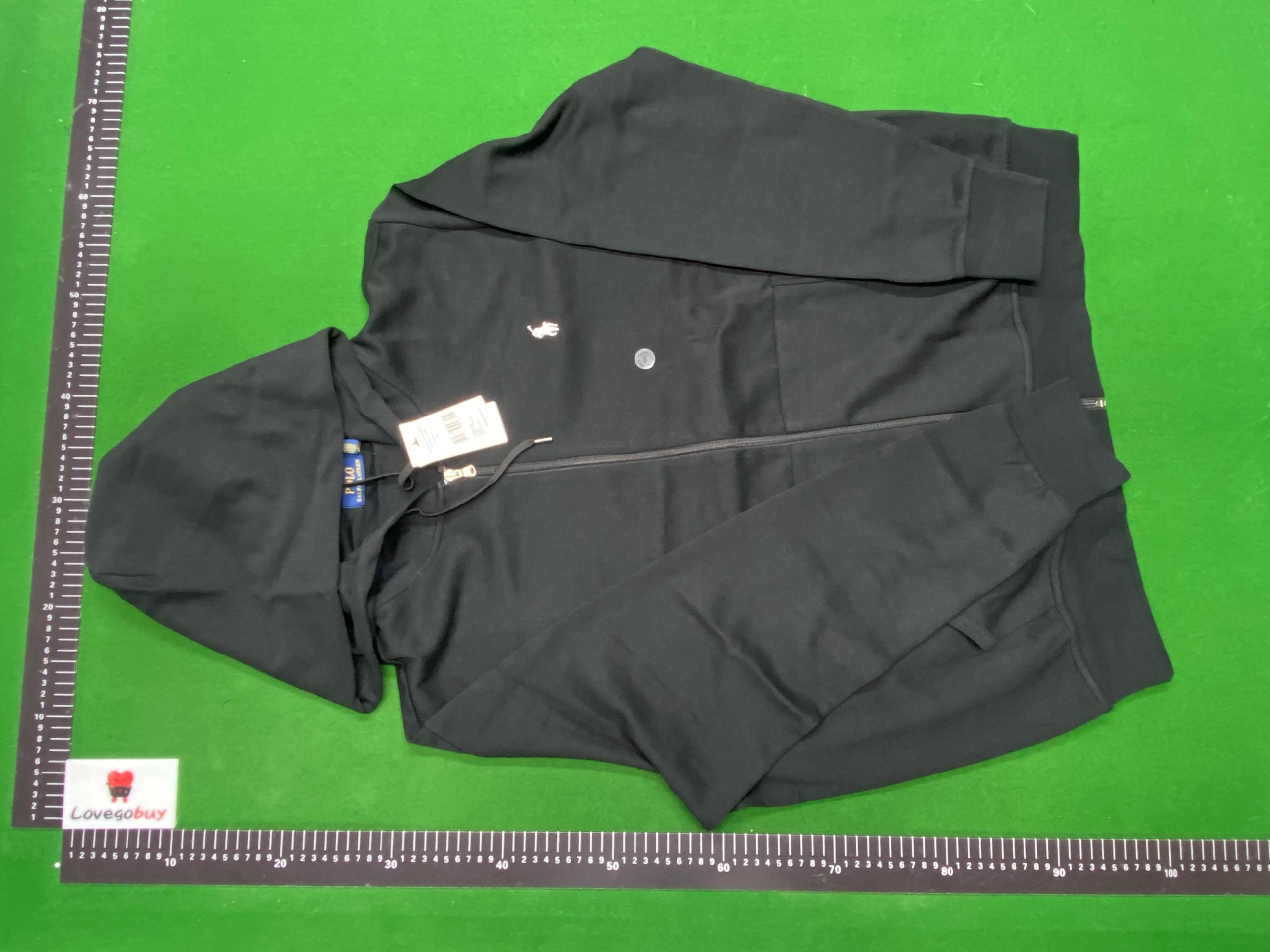 Foto QC 1 de Polo Ralph Lauren Double-Knit Full-Zip Jacket Hoodie Grey