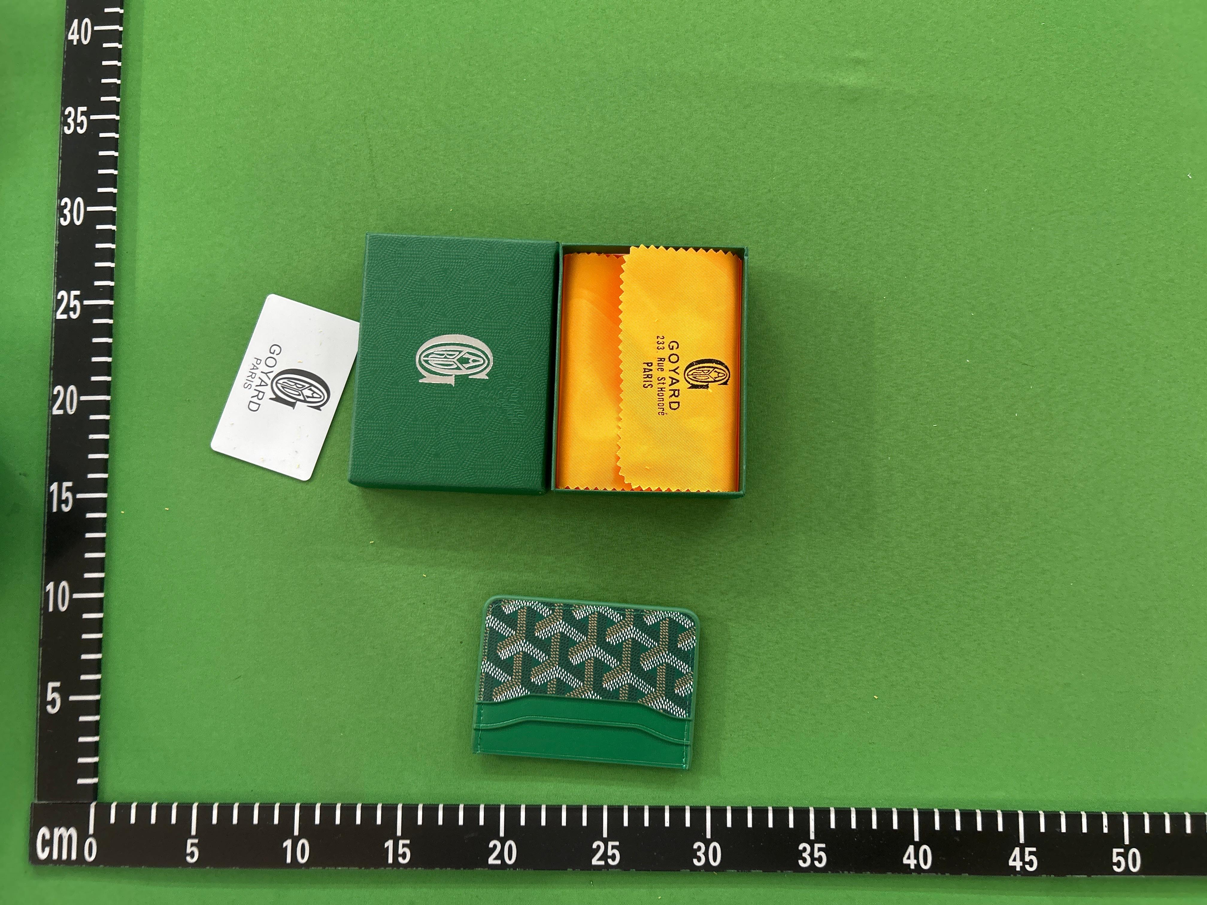 Foto QC 1 de Goyard Saint Sulpice Card Holder Goyardine Green