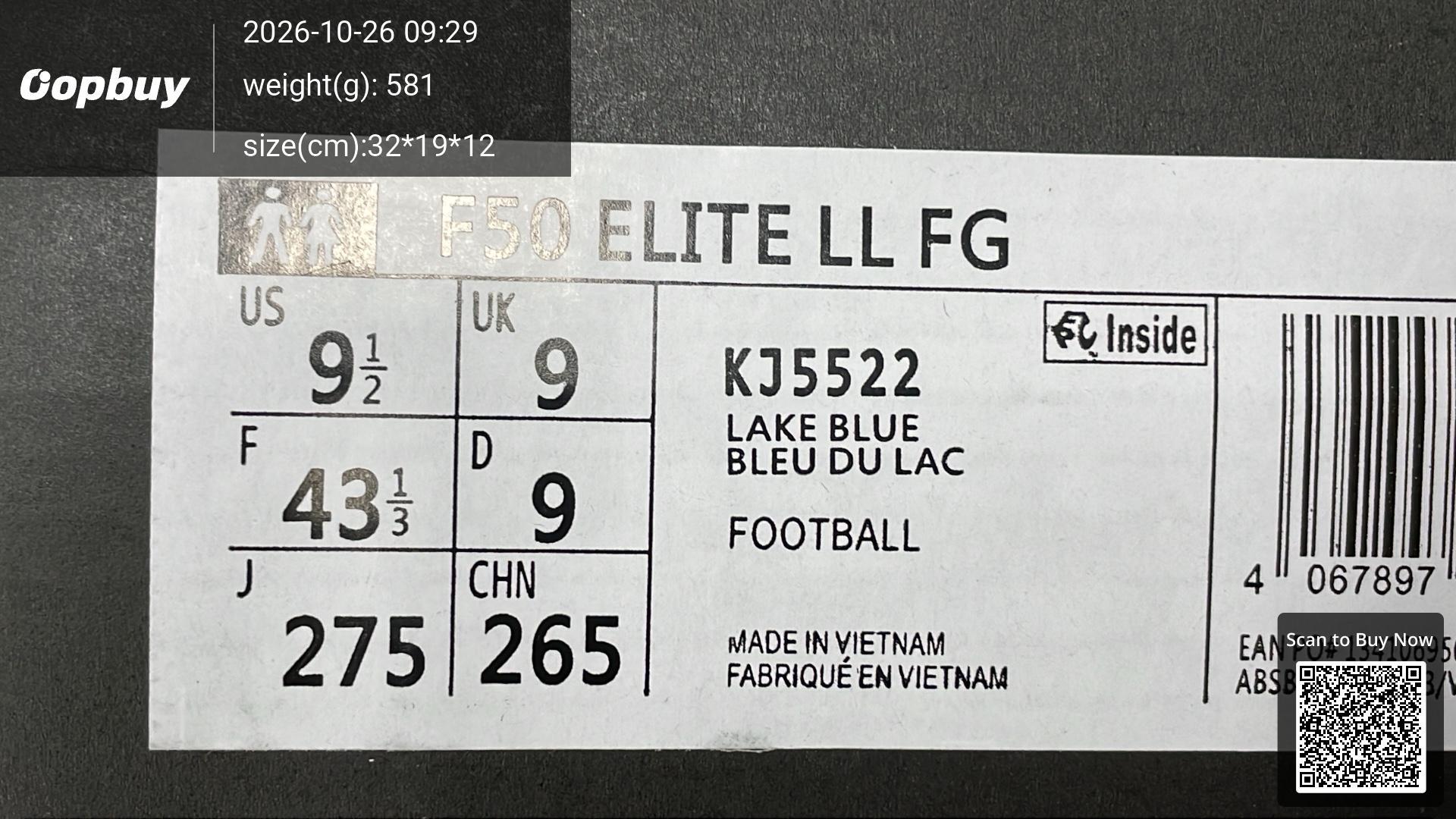 Foto QC 2 de adidas F50 Elite Laceless FG Hyperfast Cloud White Solar Purple Solar Turbo KJ6080