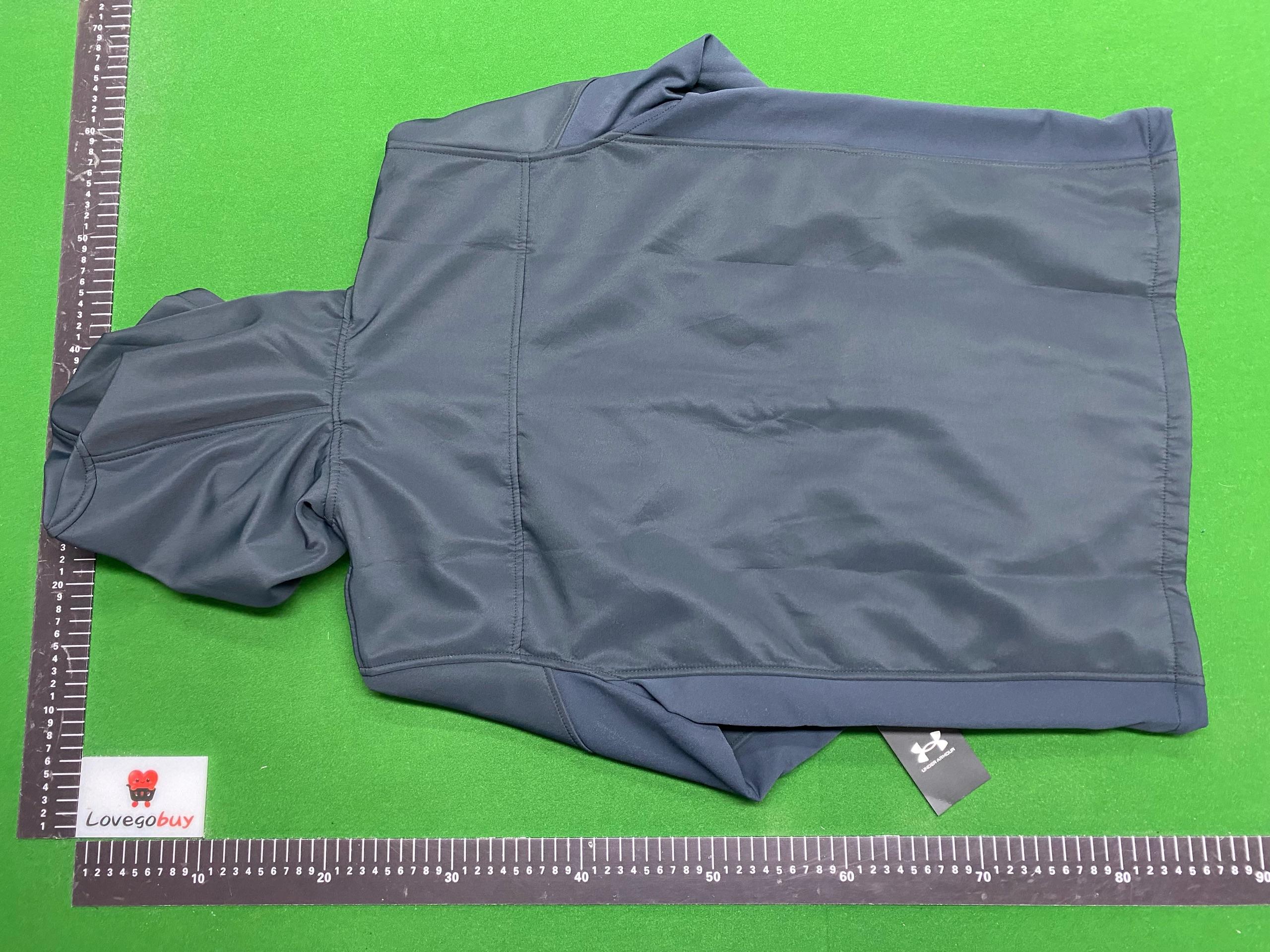 Foto QC 6 de Under Armour Hooded Jacket Fleece-Lined Windbreaker Grey Black
