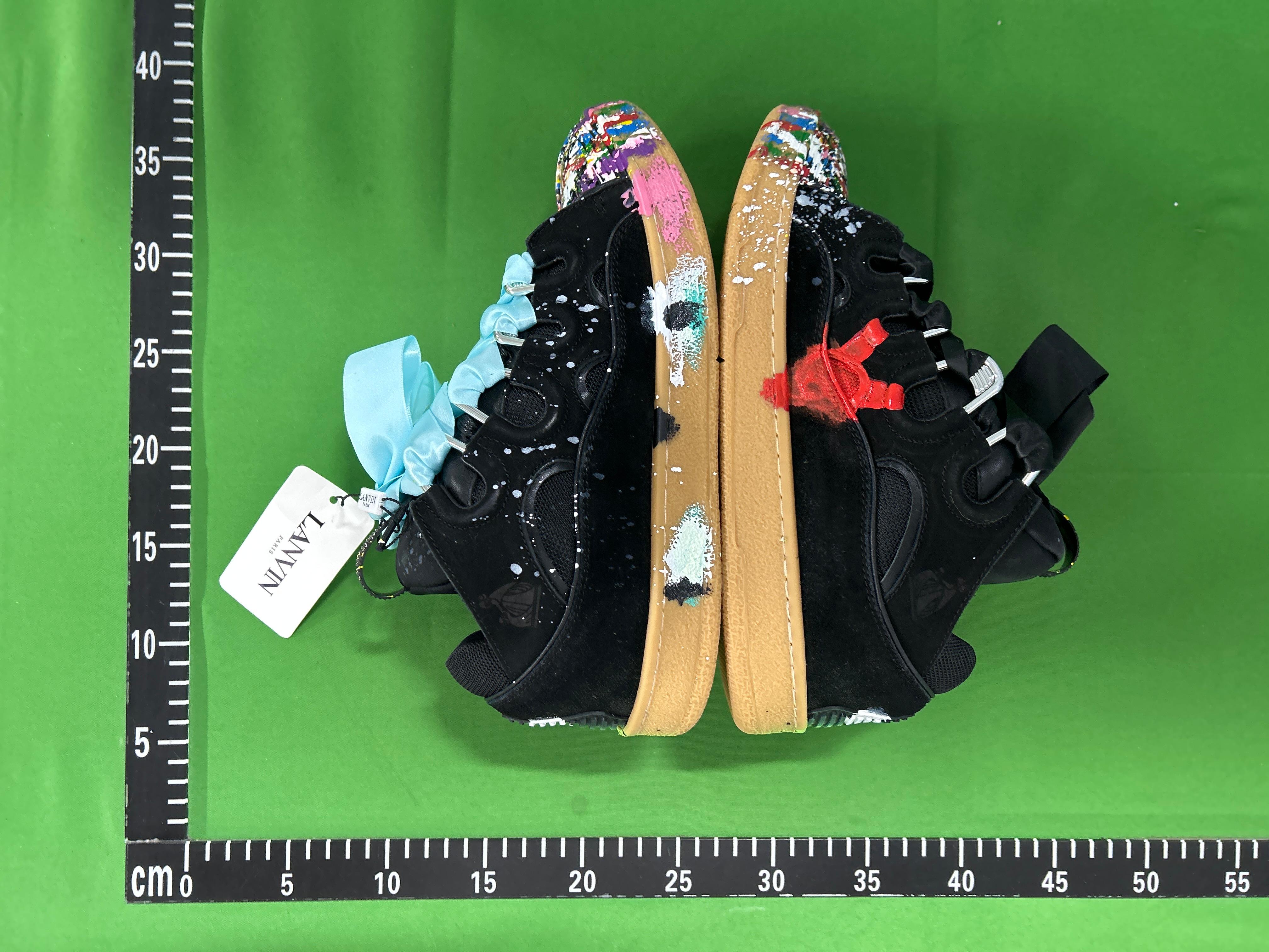 Foto QC 5 de Lanvin Curb Sneakers Leather Leopard Zebra Animal Print