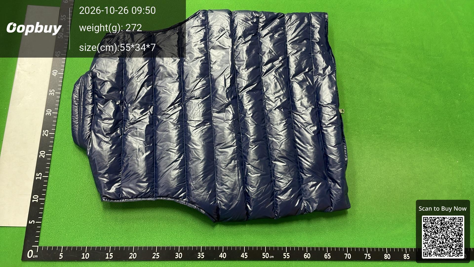 Foto QC 2 de Moncler Gui Vest Down Light Blue