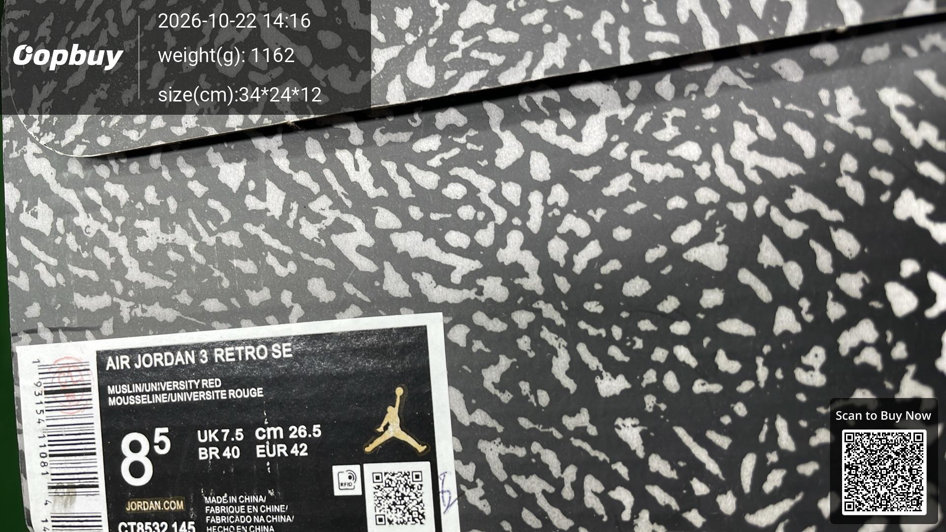 Foto QC 2 de Jordan 3 Retro Black Cat CT8532-001