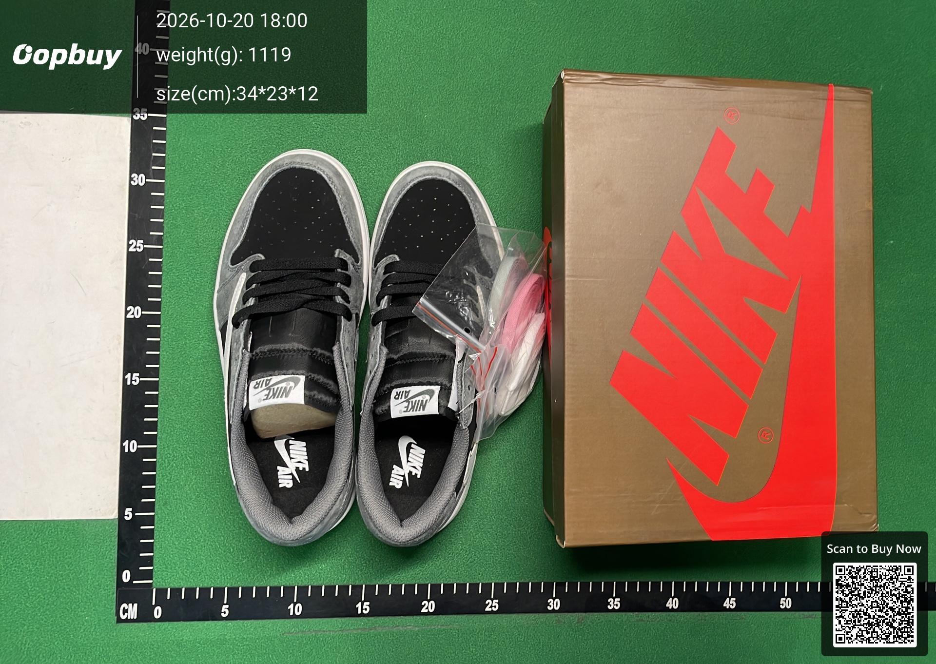 Foto QC 1 de Jordan 1 Retro High OG SP Travis Scott Mocha CD4487-100